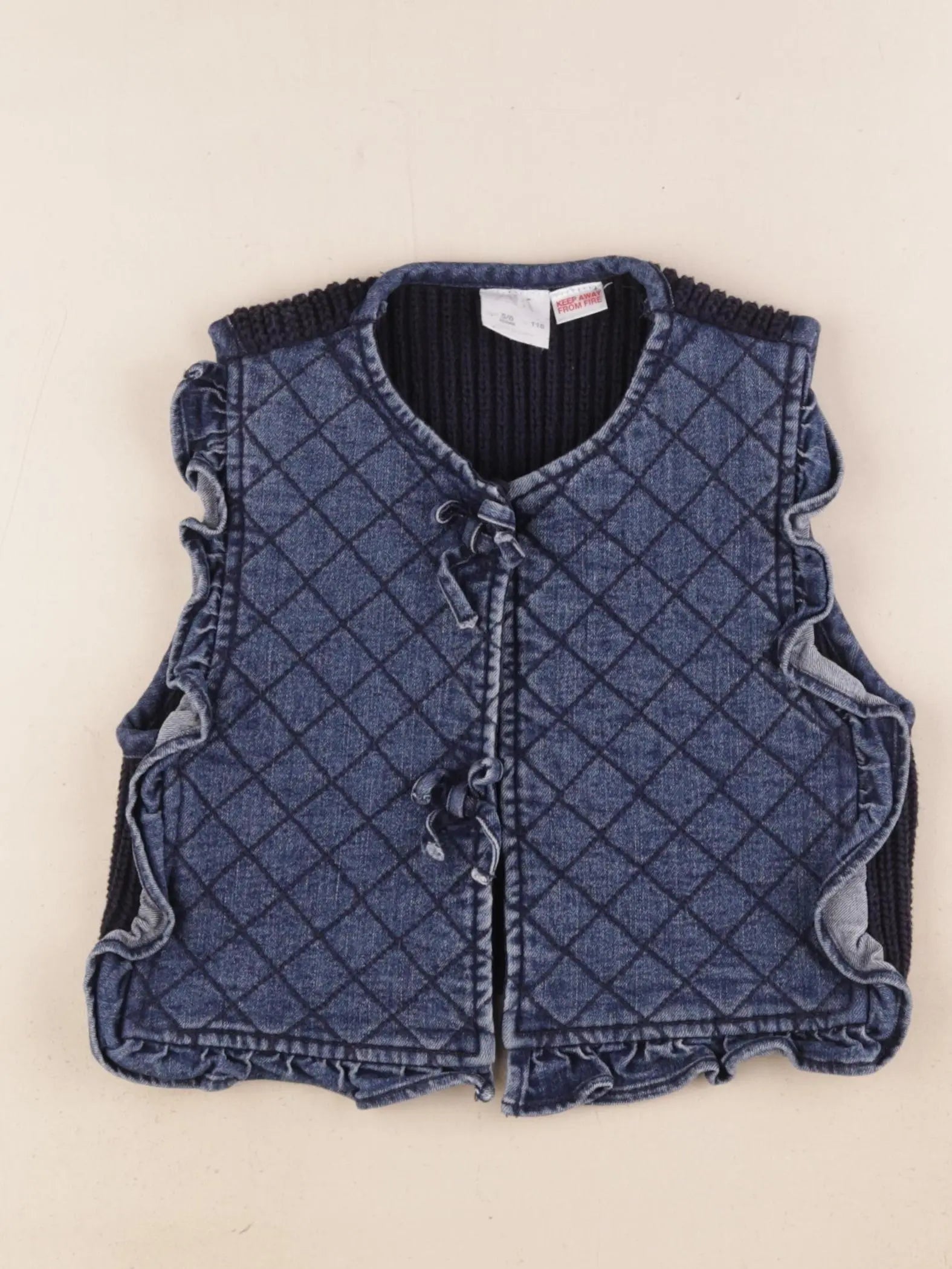 Zara - gilet bleu - 5/6 ans