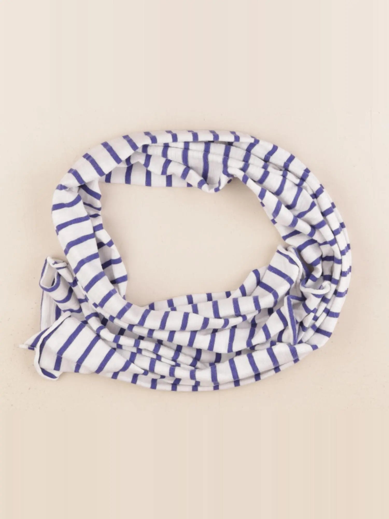 Petit Bateau - foulard blanc, bleu - 6/8 ans