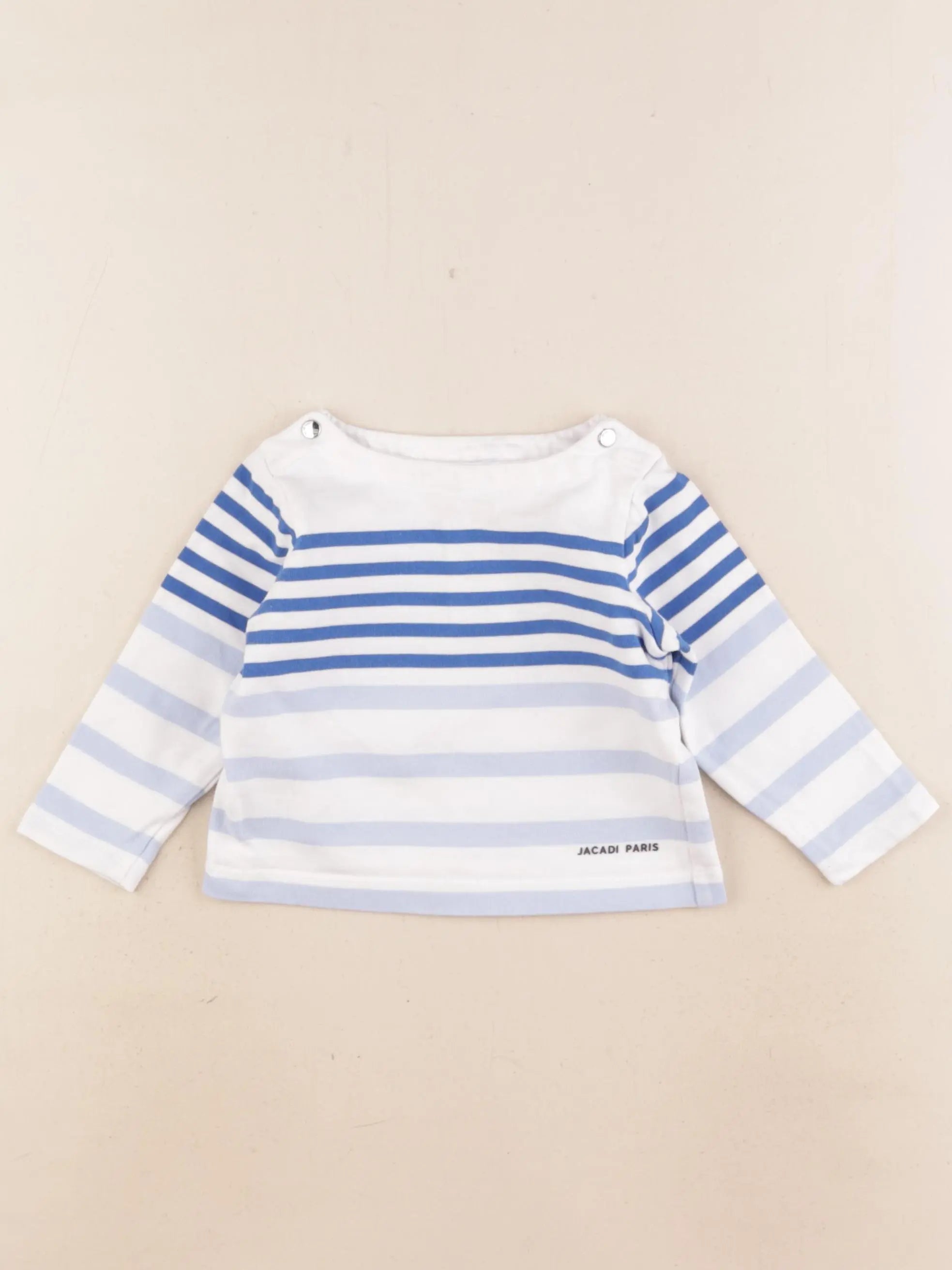 Jacadi - tee-shirt bleu - 12 mois