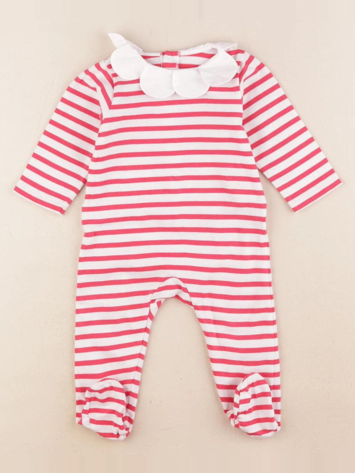 Jacadi - pyjama coton rouge - 6 mois