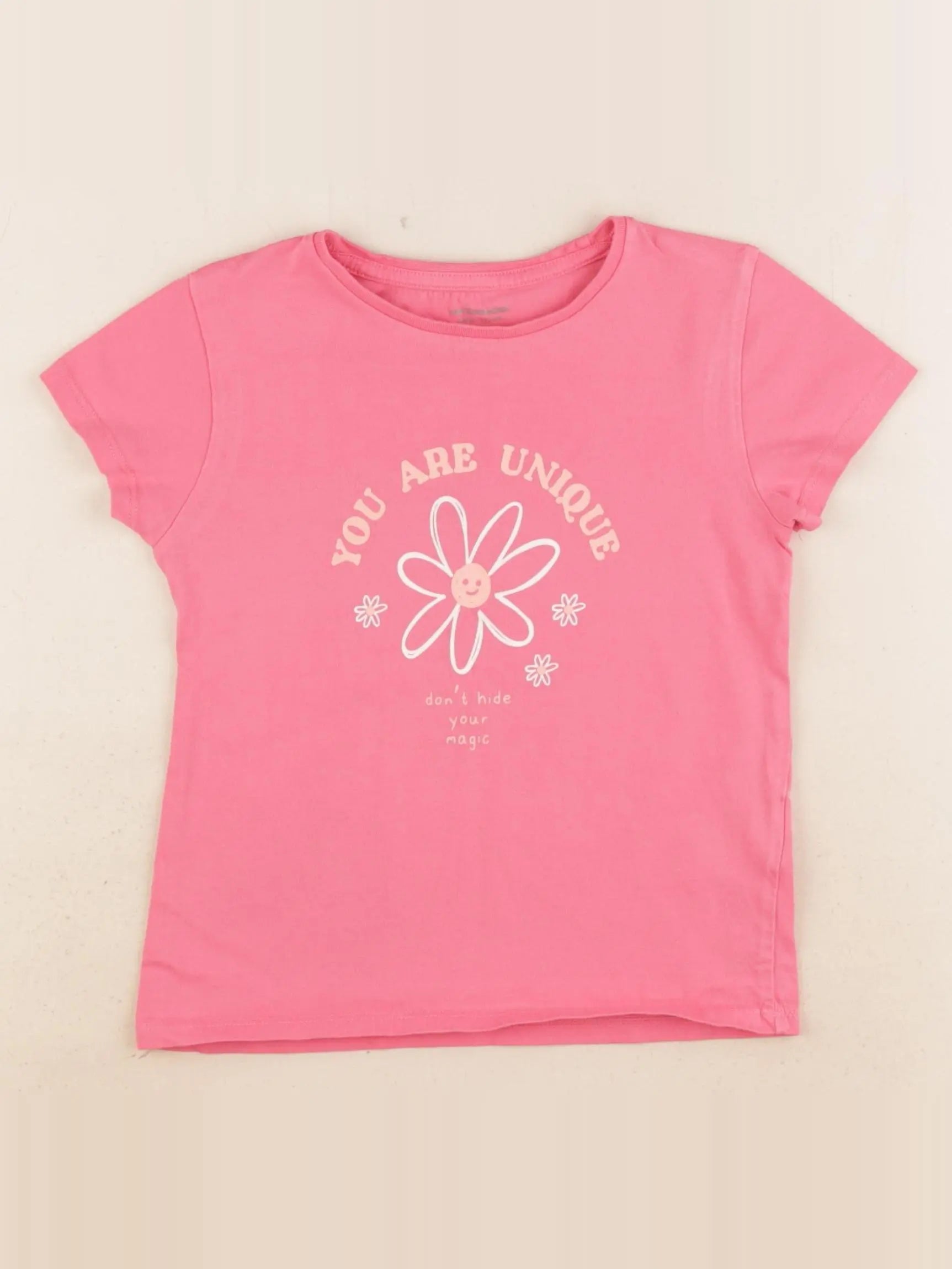 Vertbaudet - tee-shirt rose - 5 ans