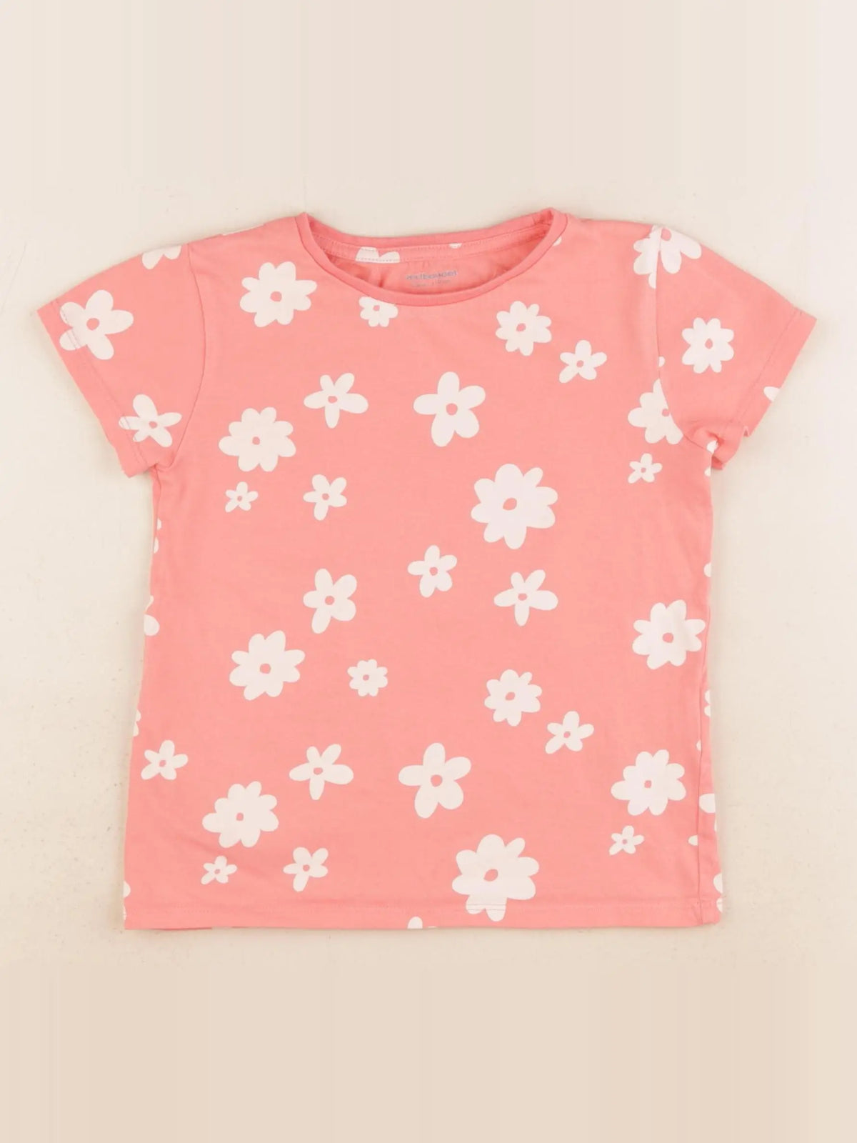 Vertbaudet - tee-shirt orange - 5 ans