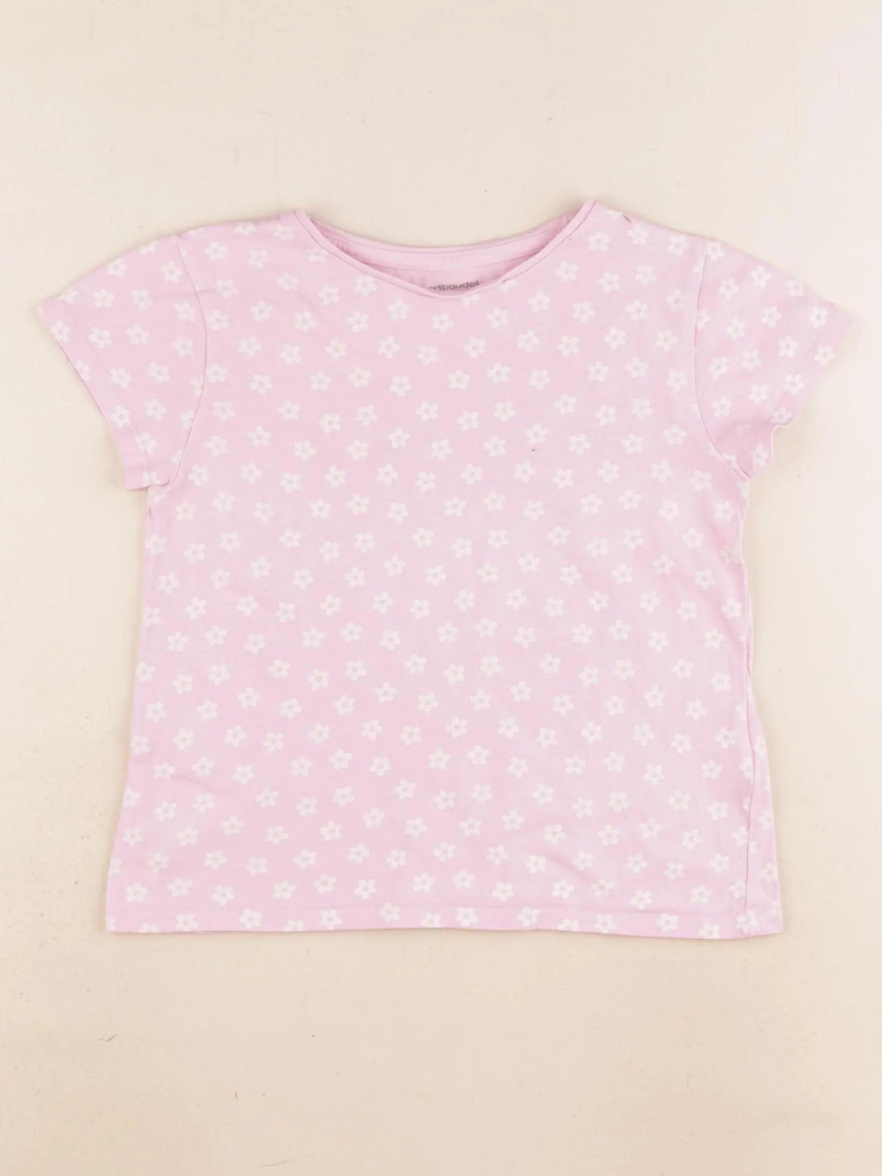 Vertbaudet - tee-shirt rose - 5 ans