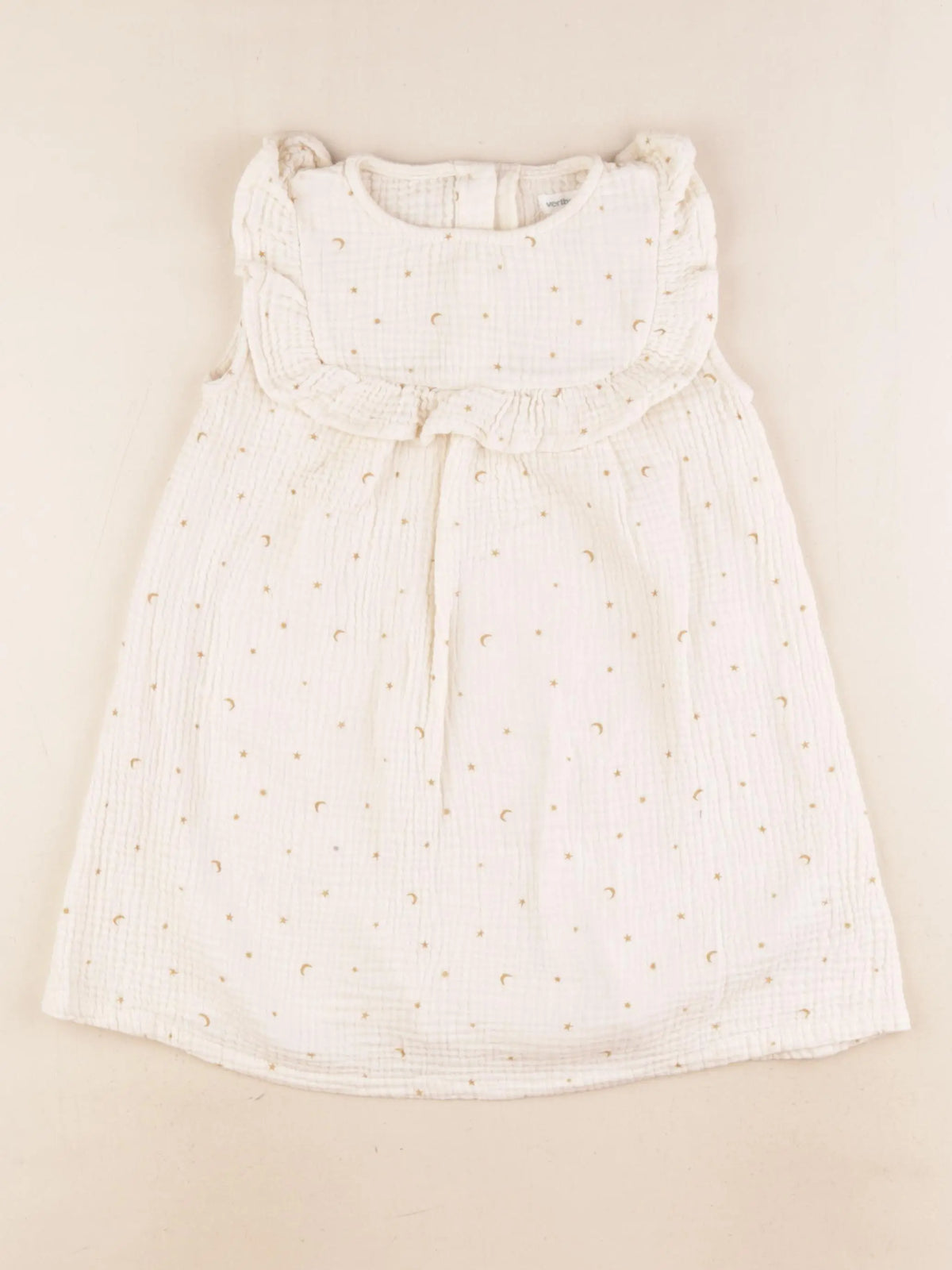 Vertbaudet - robe beige - 5 ans