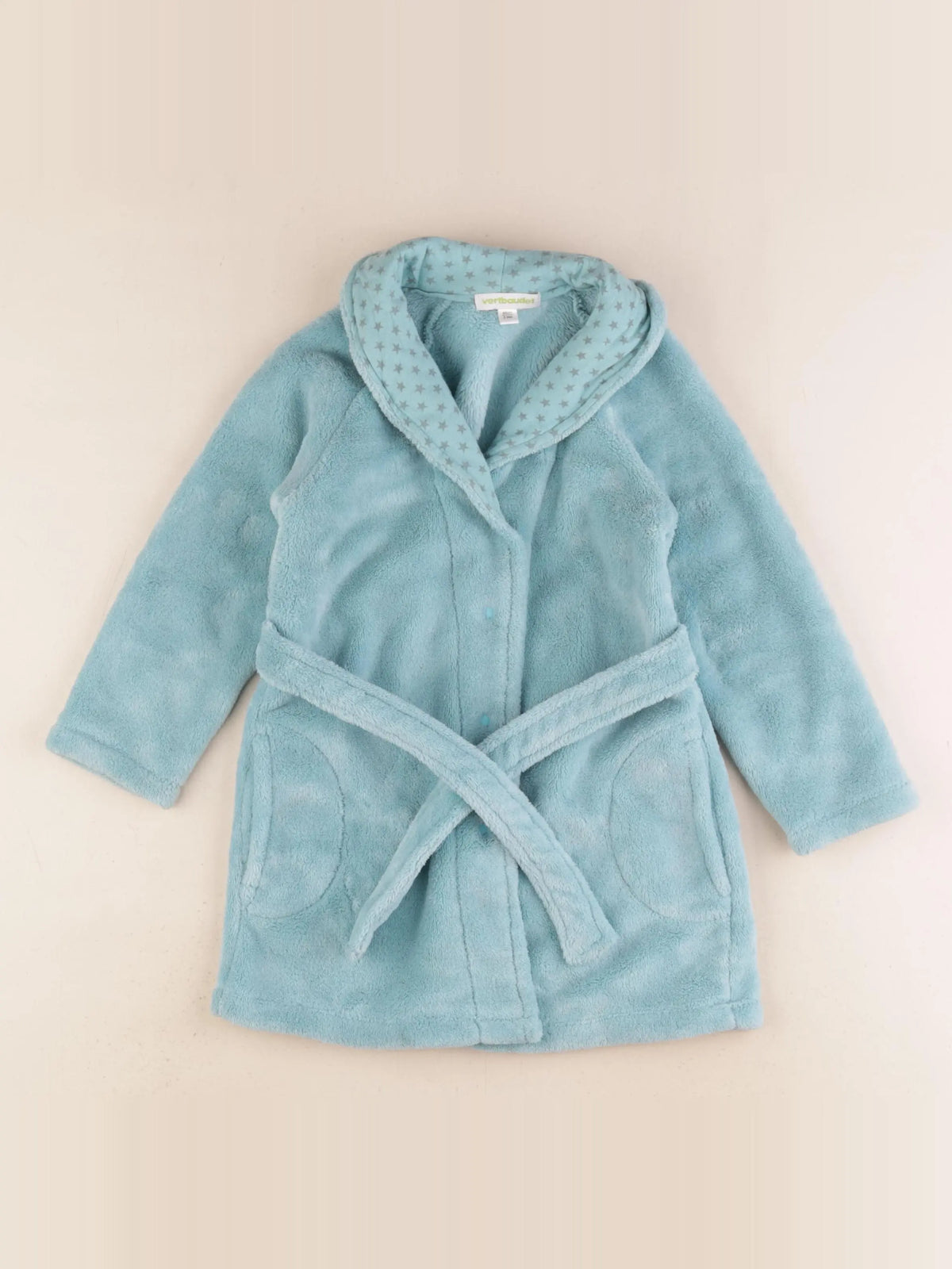 Vertbaudet - robe de chambre vert - 3 ans
