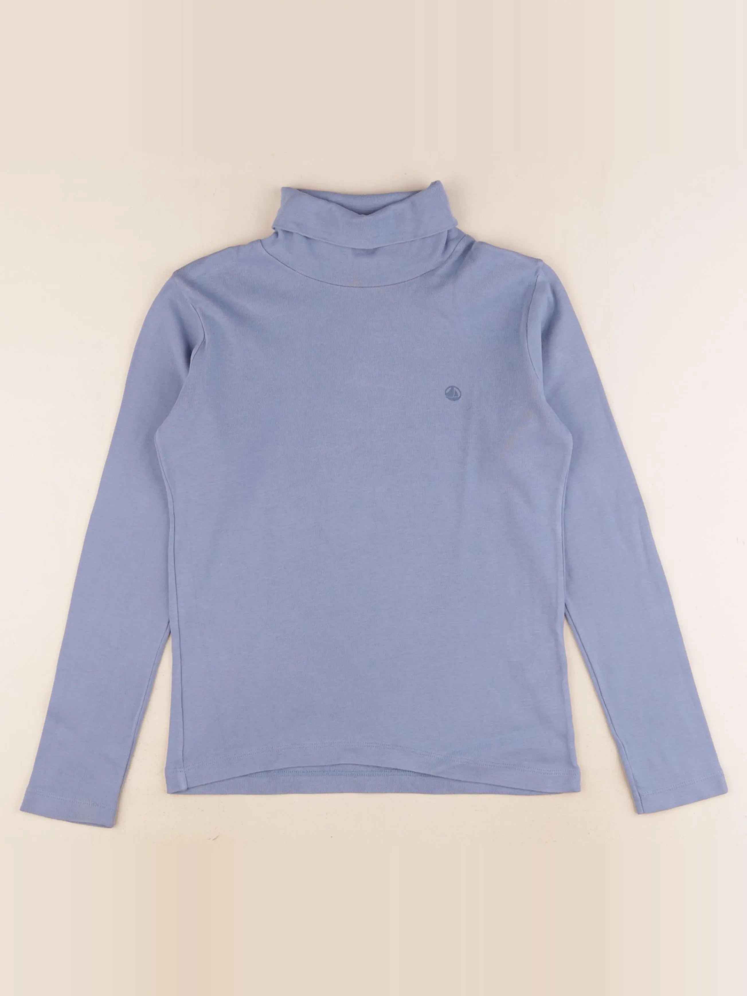 Petit Bateau - sous-pull bleu - 10 ans