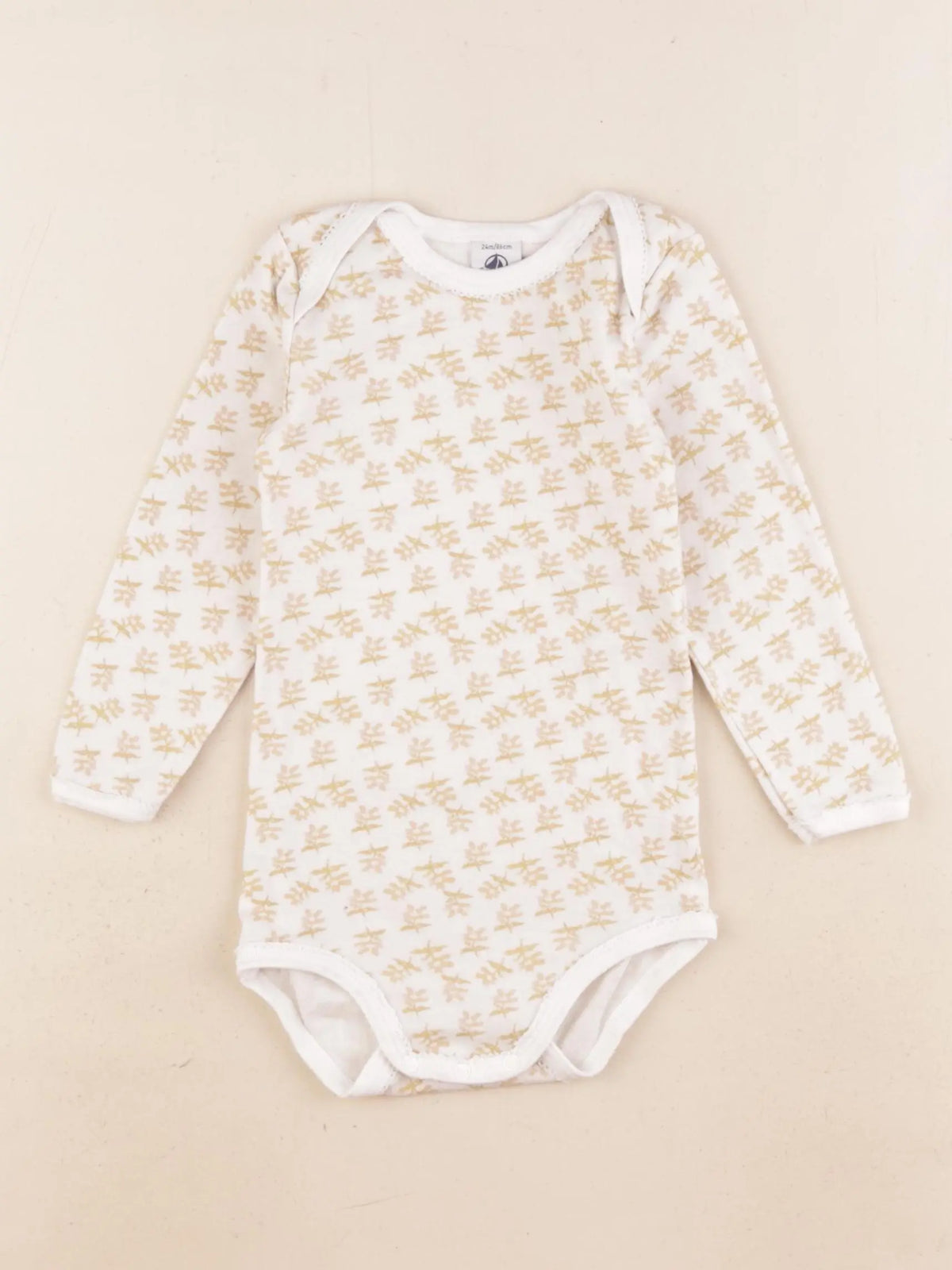 Petit Bateau - body blanc - 24 mois