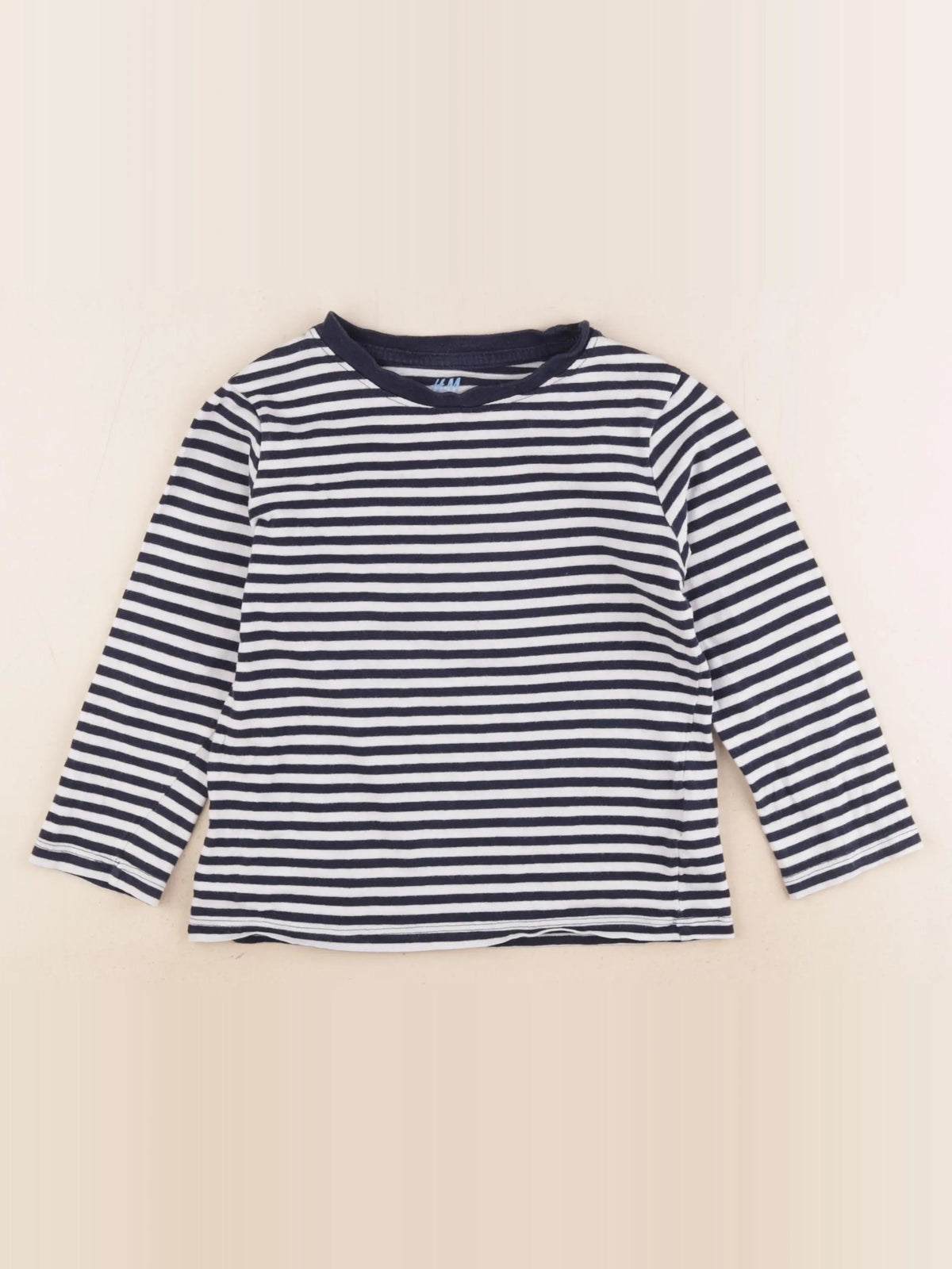 H&M - tee-shirt bleu - 4/6 ans