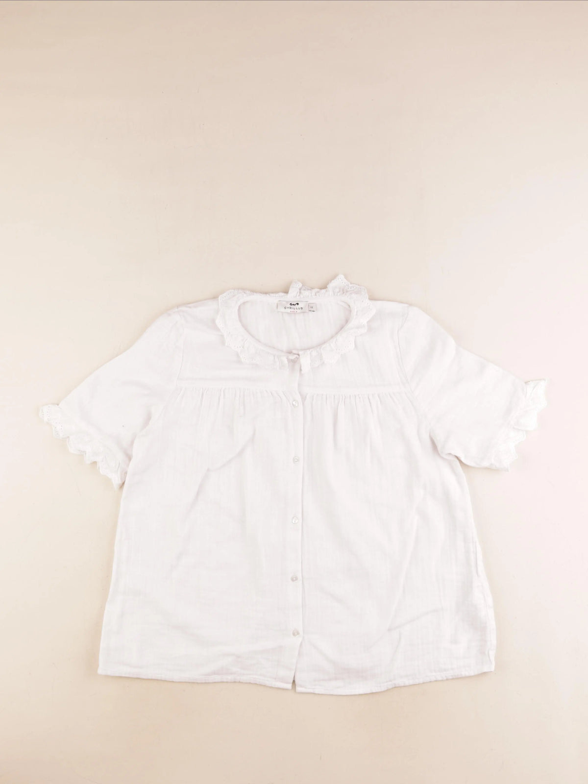 Cyrillus - blouse beige - 12 ans