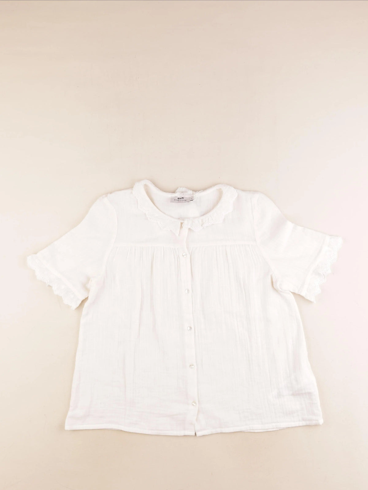 Cyrillus - blouse beige - 12 ans