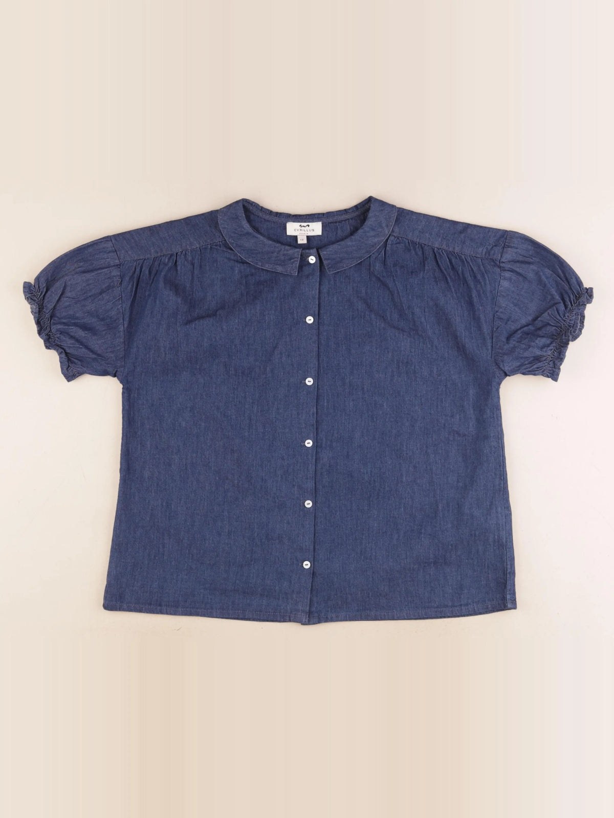 Cyrillus - blouse bleu - 12 ans