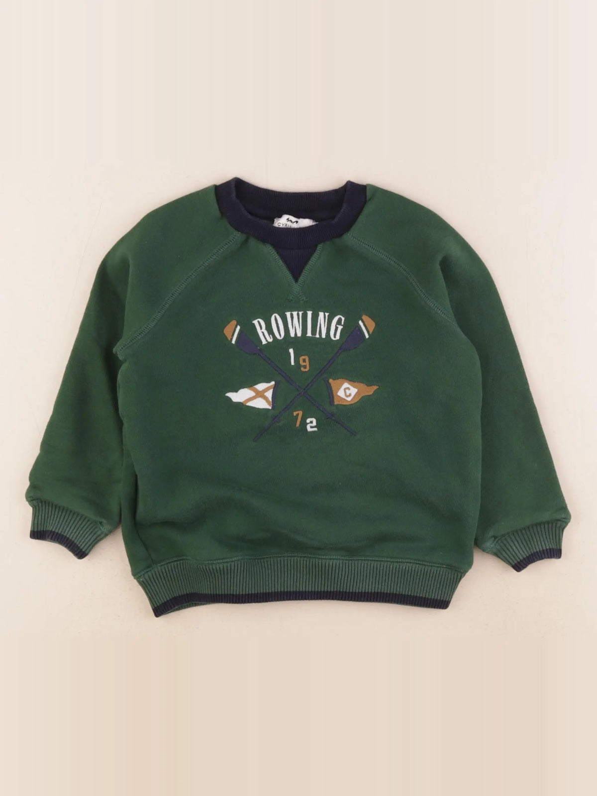Cyrillus - sweat vert - 4 ans