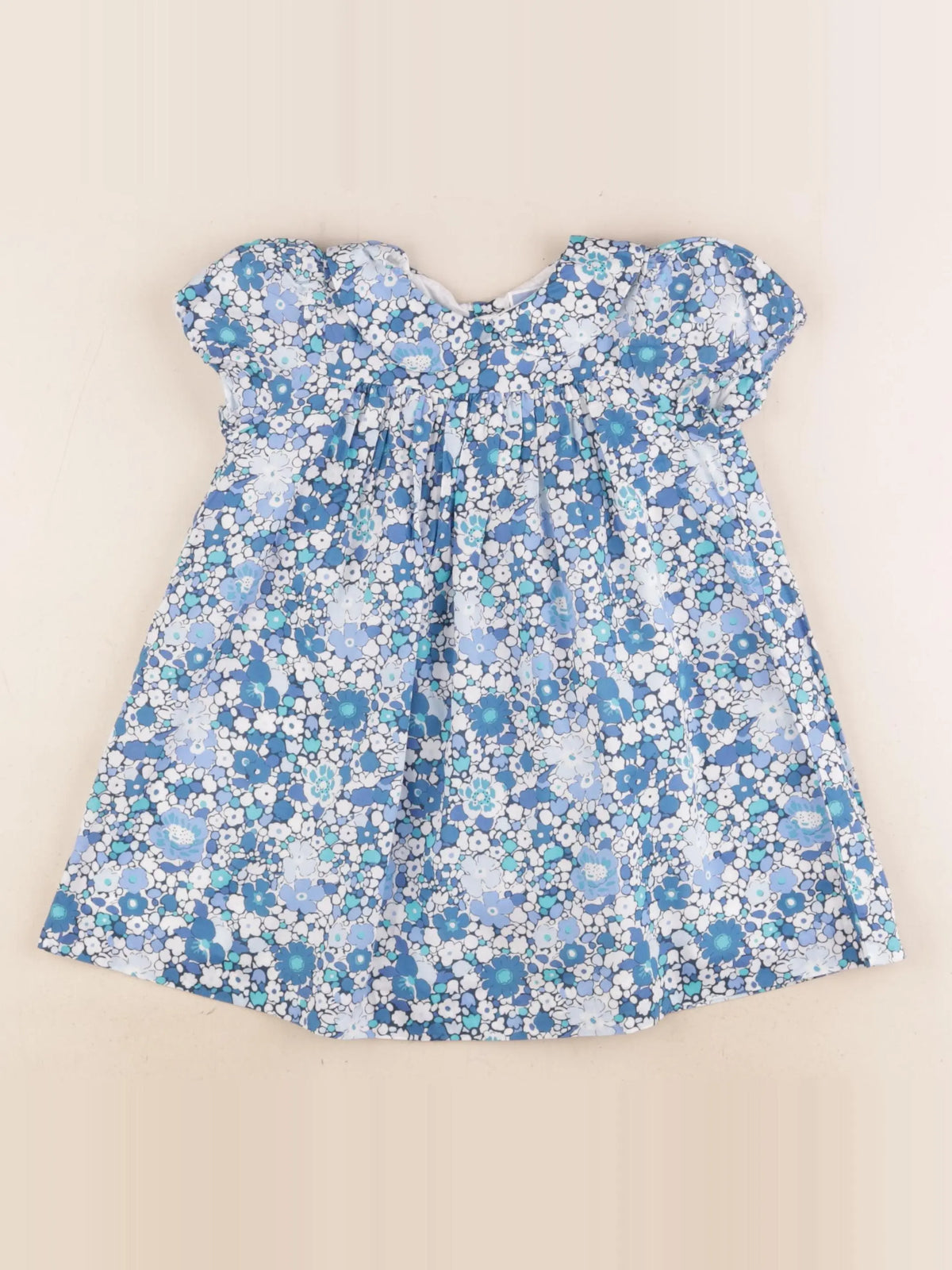 Jacadi - robe liberty bleu - 24 mois