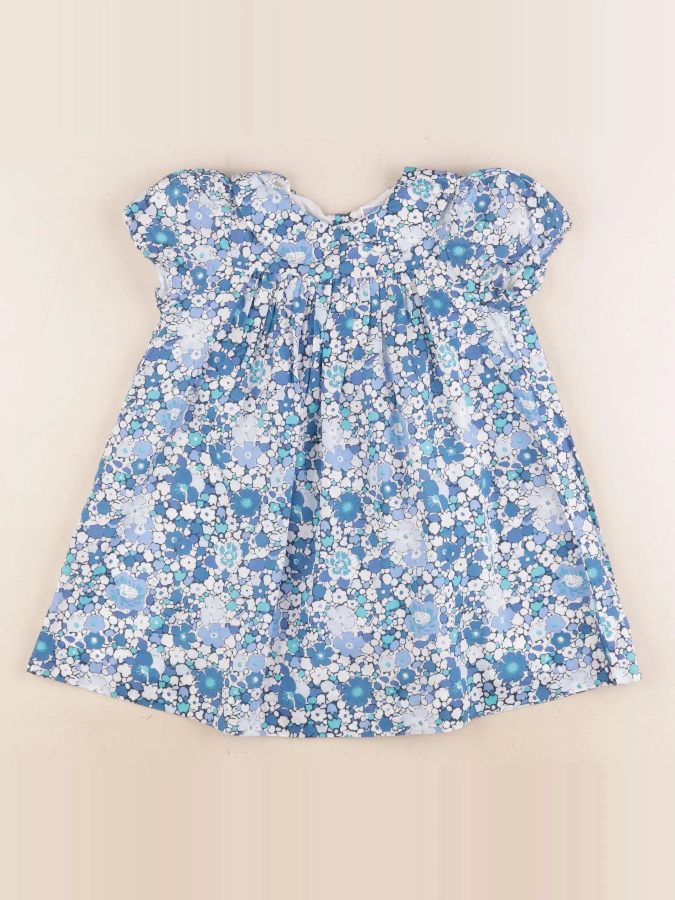 Jacadi - robe liberty bleu - 24 mois