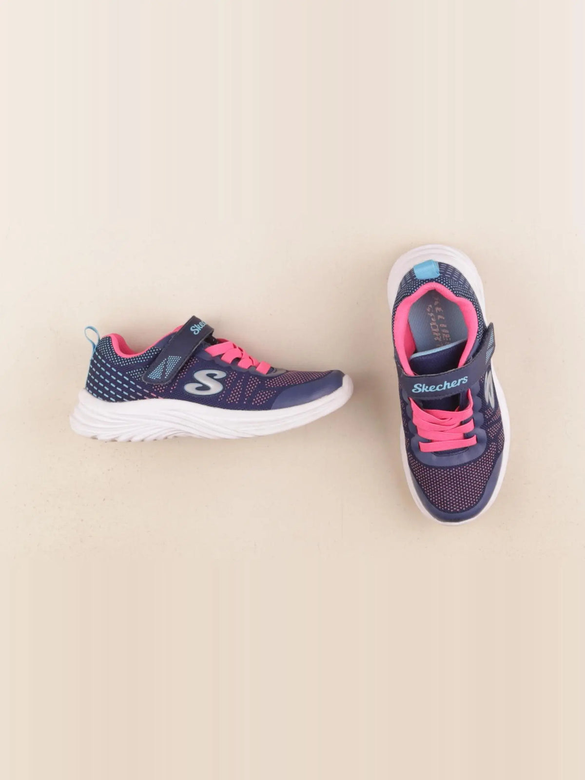 Skechers - baskets bleu - pointure 30
