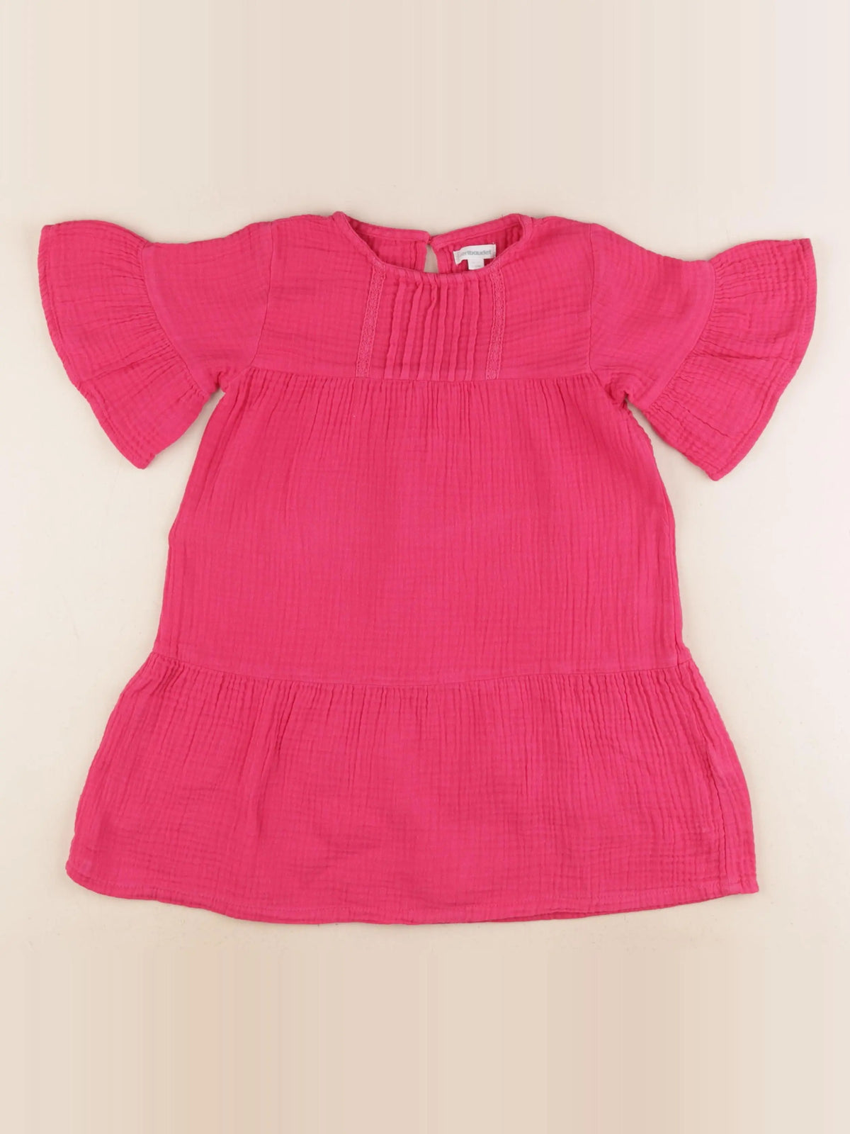 Vertbaudet - robe rose - 4 ans