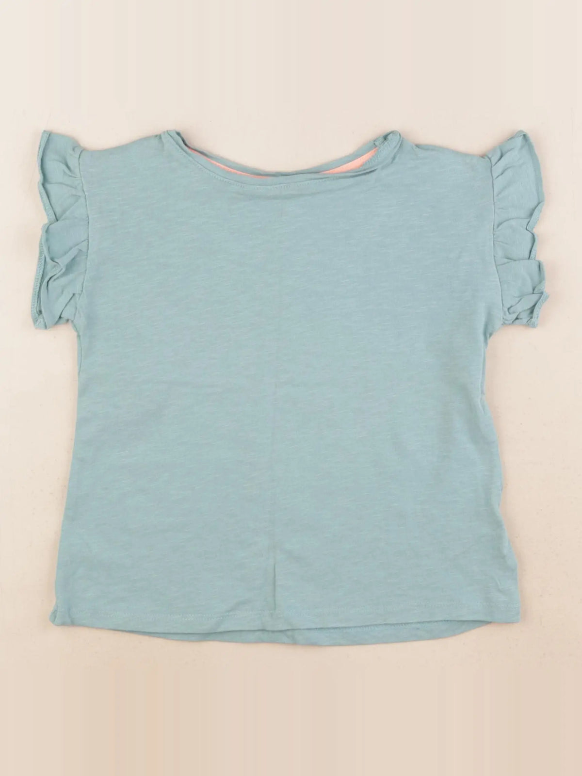 Vertbaudet - tee-shirt bleu - 5 ans