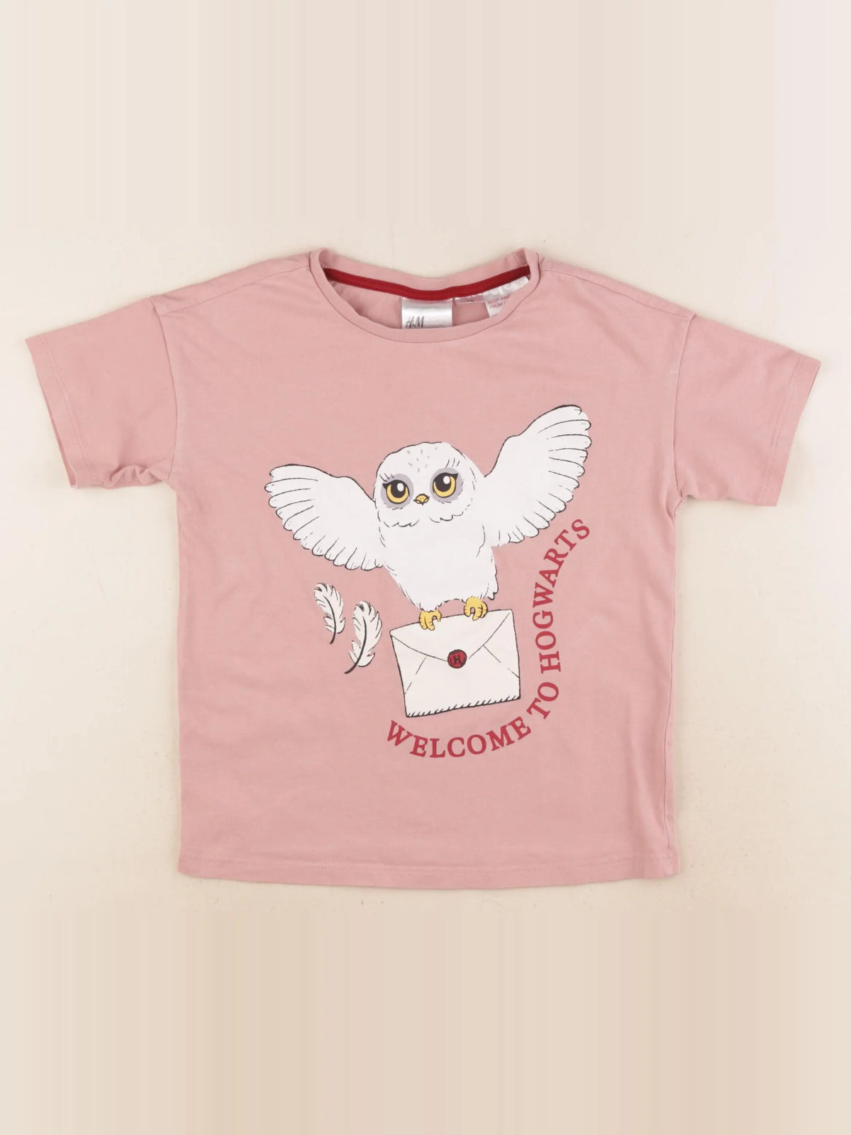 H&M - tee-shirt rose - 4/6 ans