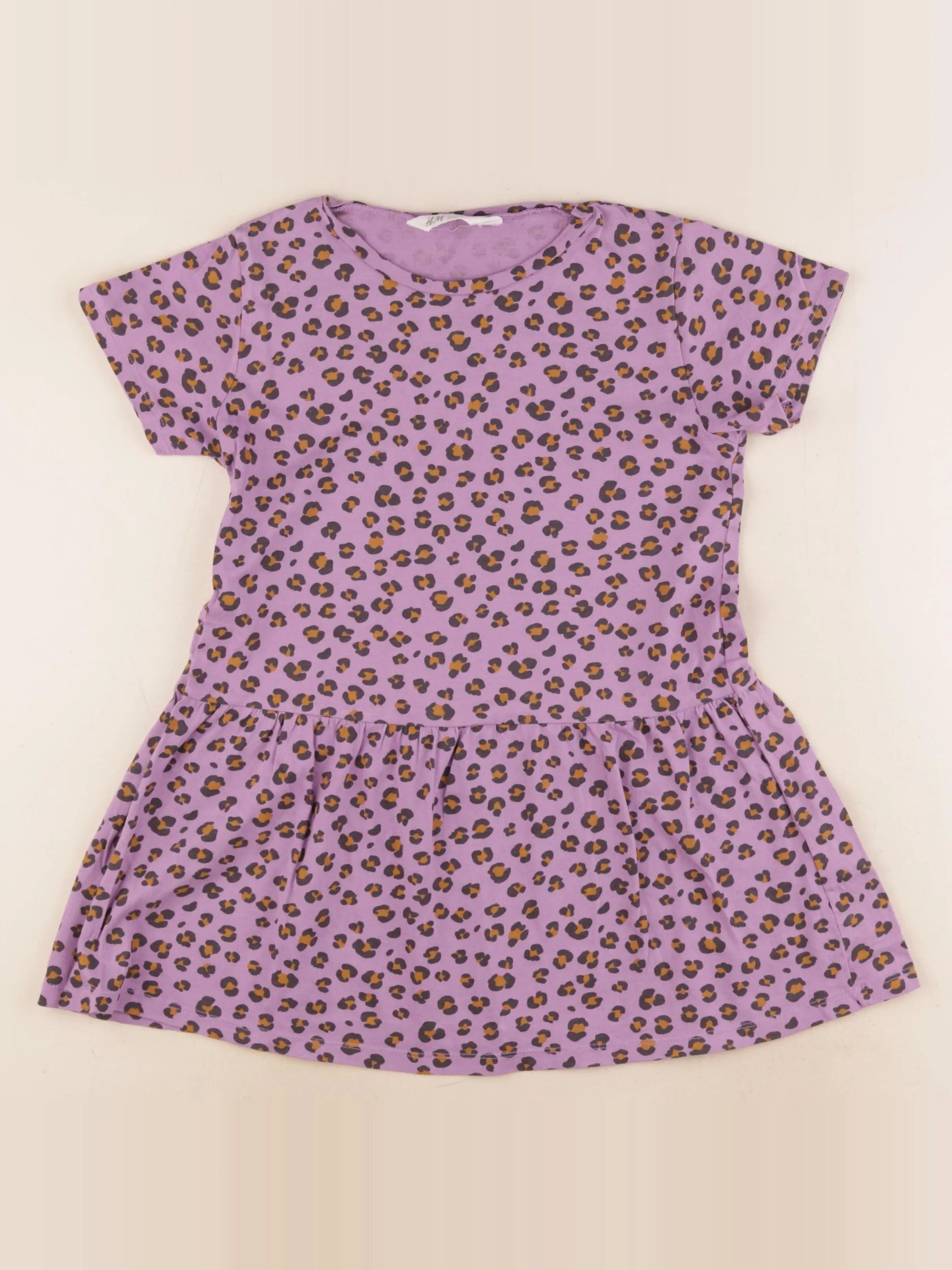 H&M - robe violet - 5/6 ans
