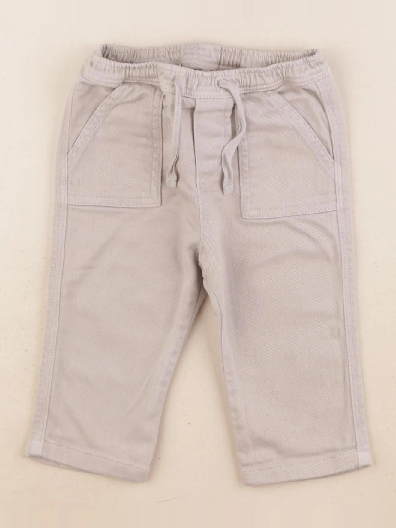 Bonton - pantalon beige - 12 mois