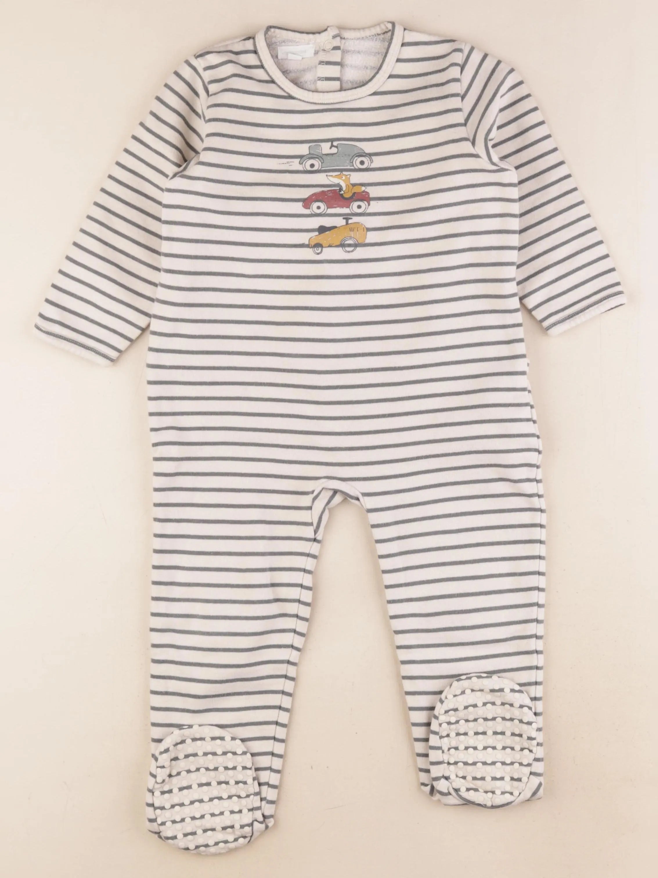 Vertbaudet - pyjama coton vert - 36 mois