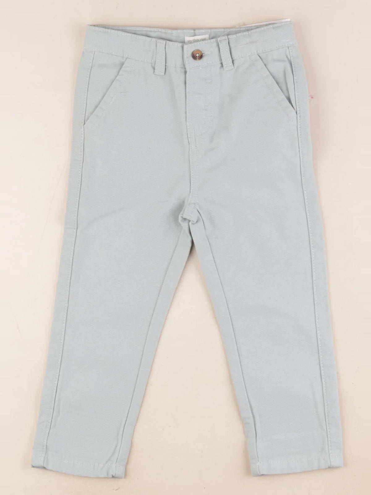 Vertbaudet - pantalon vert - 24 mois