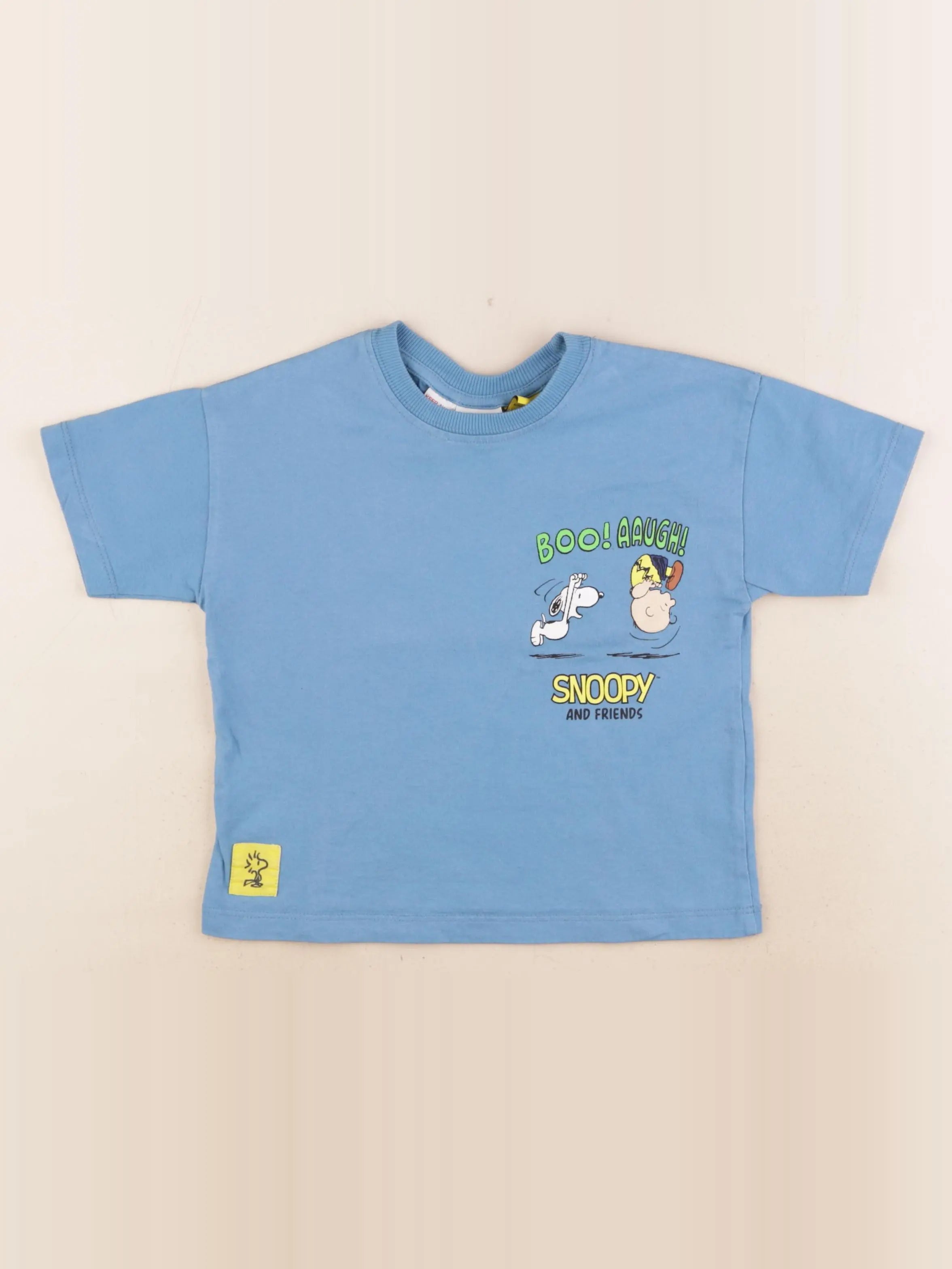 Zara - tee-shirt imprimé au dos bleu - 4 ans