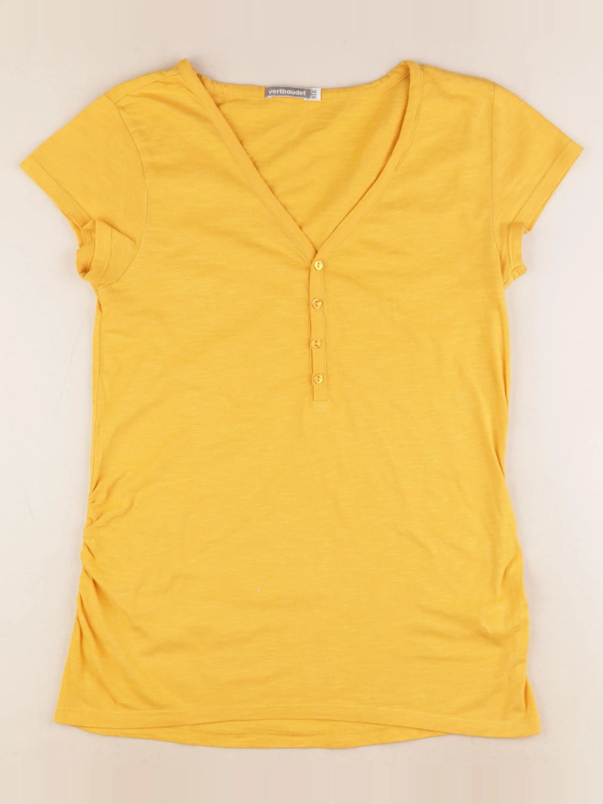 Vertbaudet - tee-shirt grossesse jaune - 34 à 36