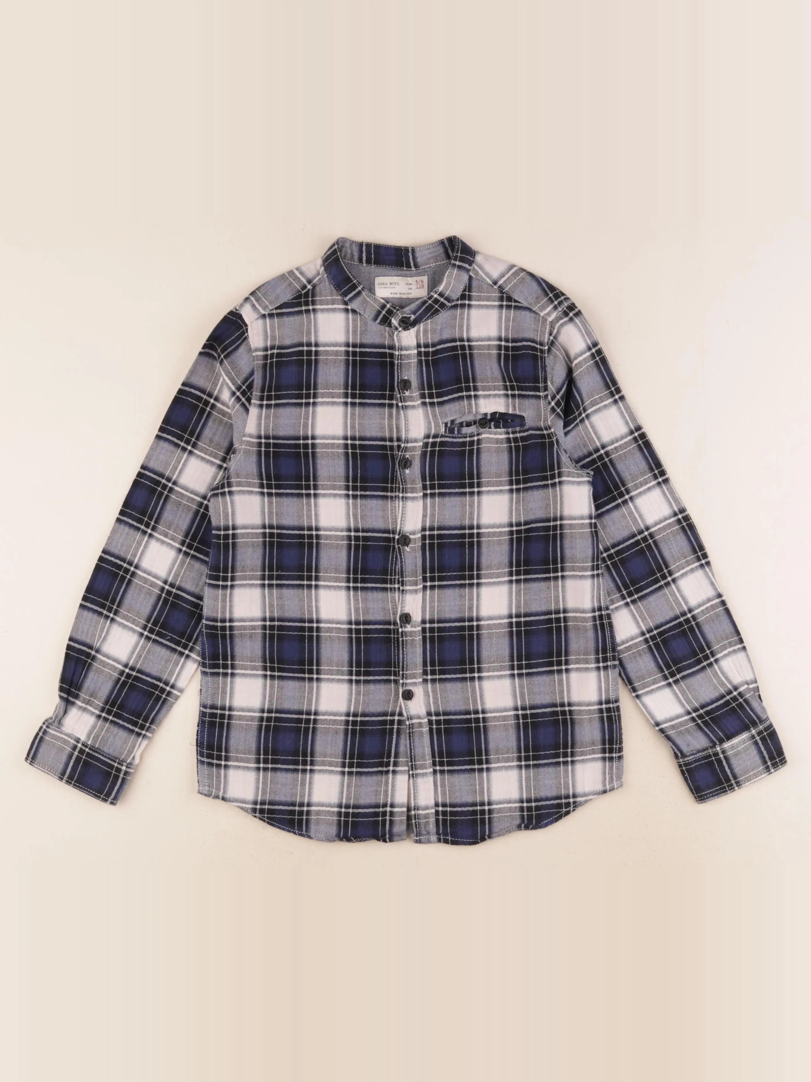 Zara - chemise bleu - 5/6 ans