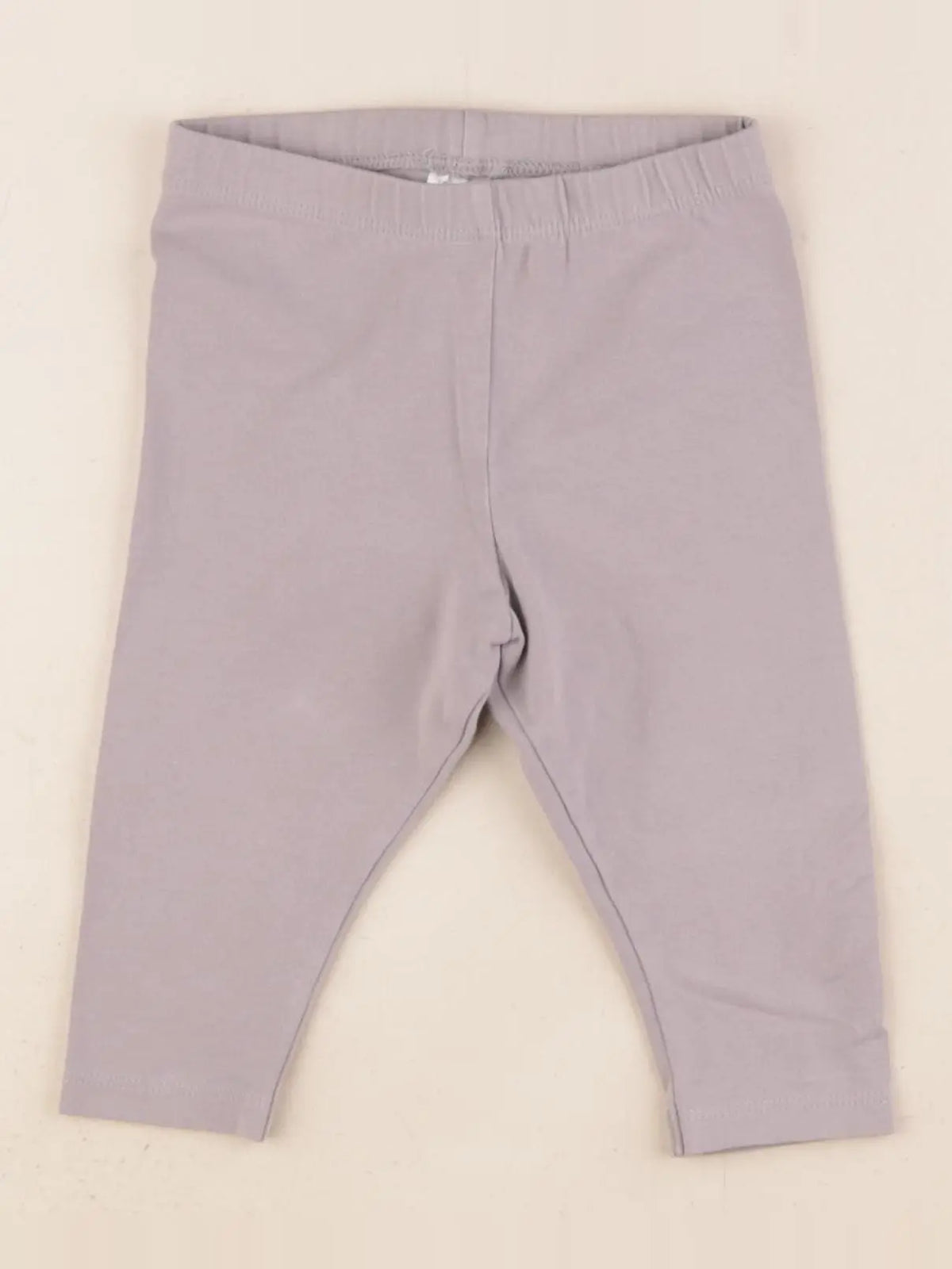 H&M - legging gris - 4/6 mois