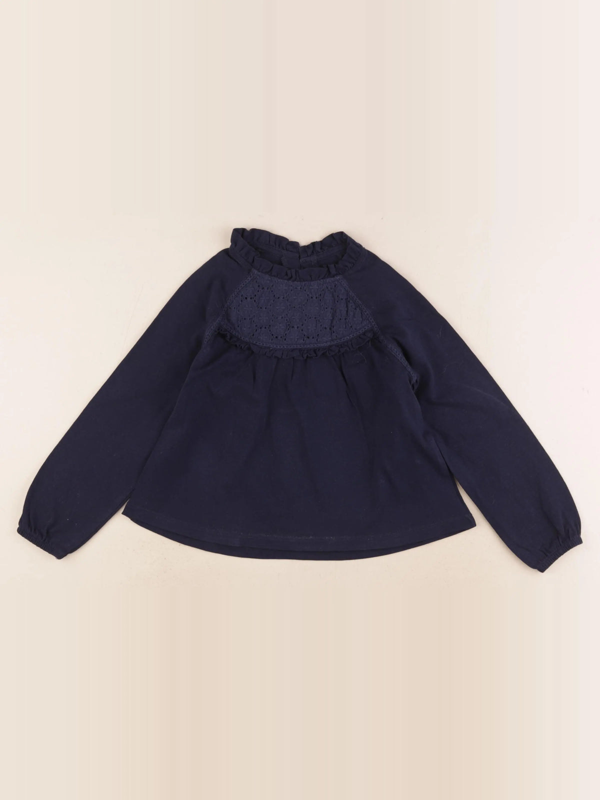 Vertbaudet - tee-shirt bleu - 5 ans