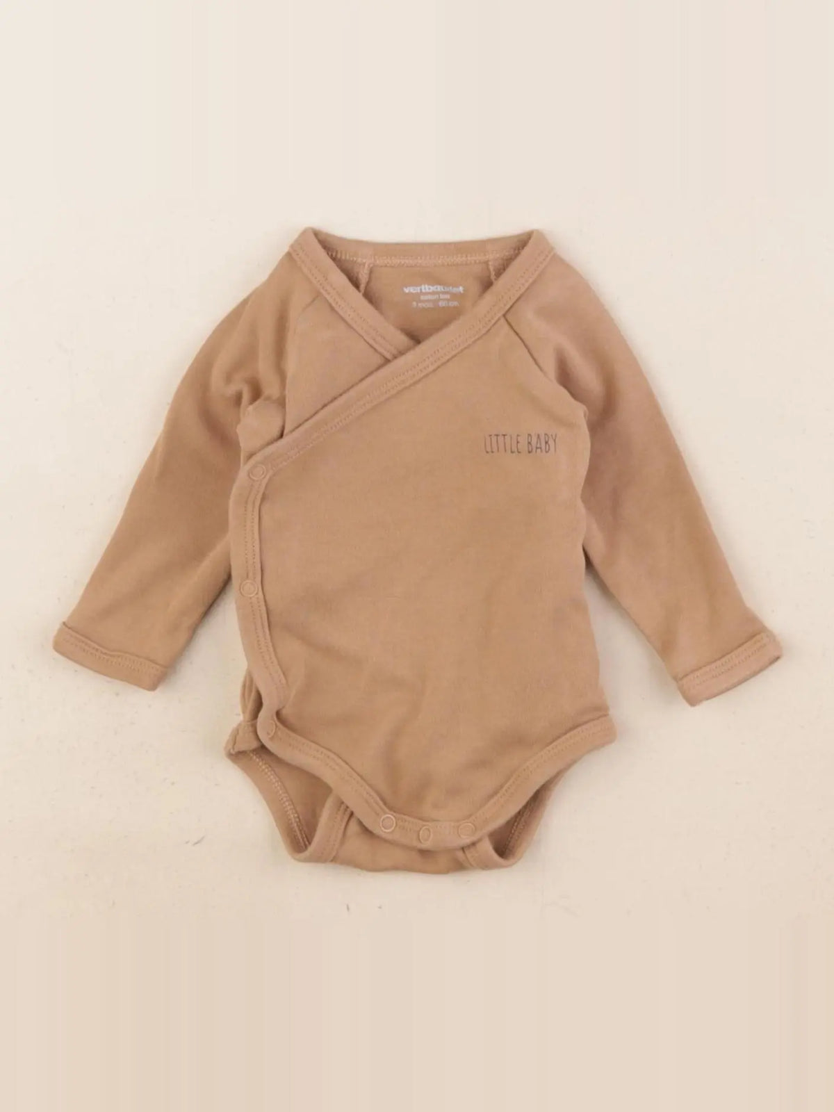 Vertbaudet - body marron - 3 mois