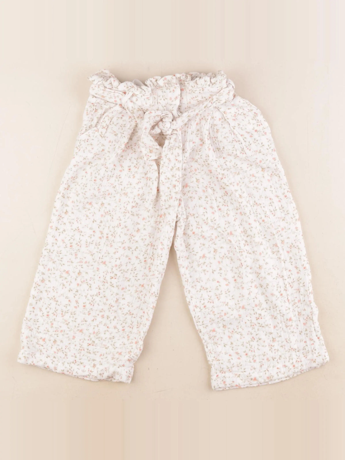 Vertbaudet - pantalon blanc - 5 ans