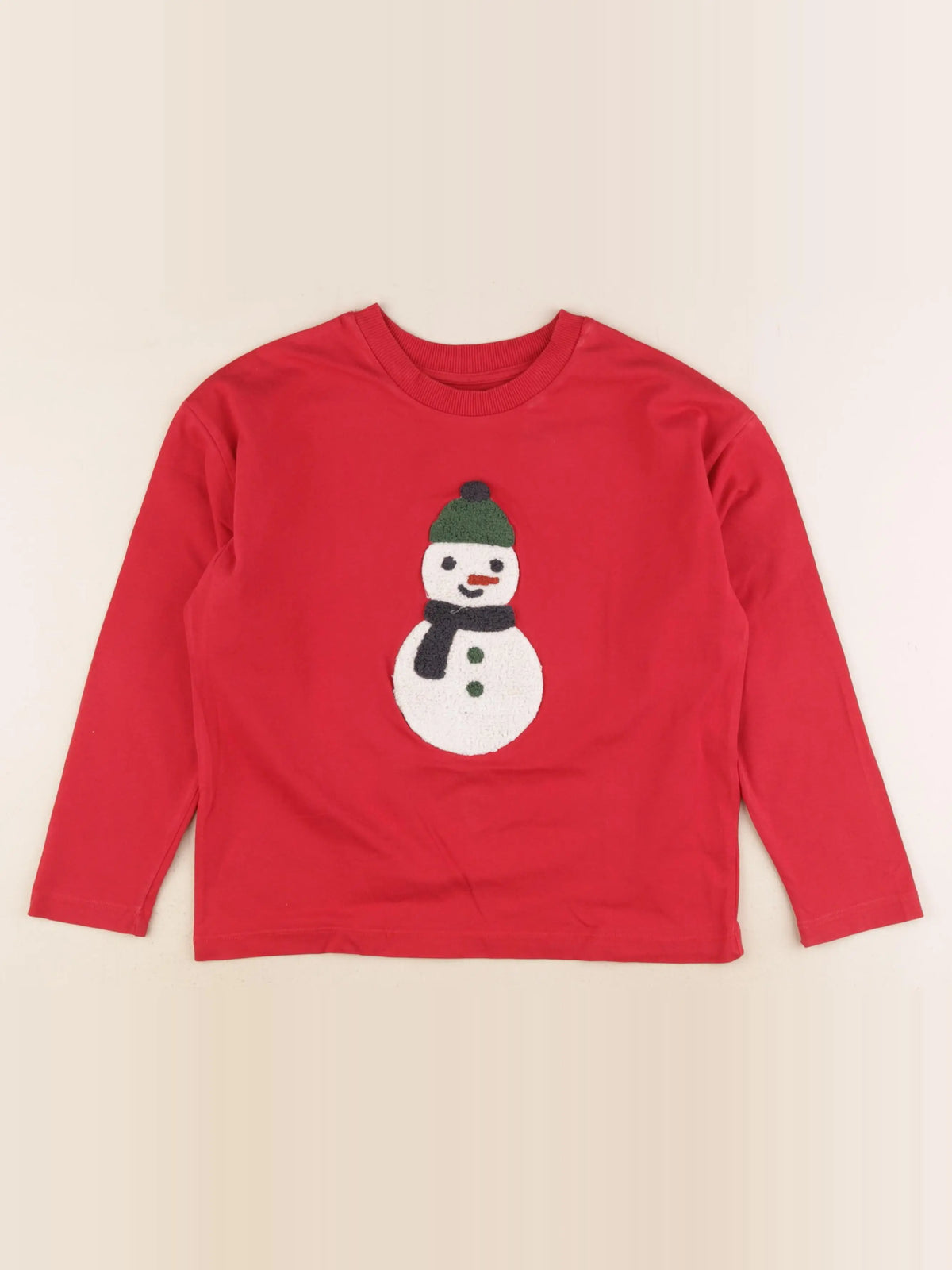 Monoprix - tee-shirt rouge - 8 ans