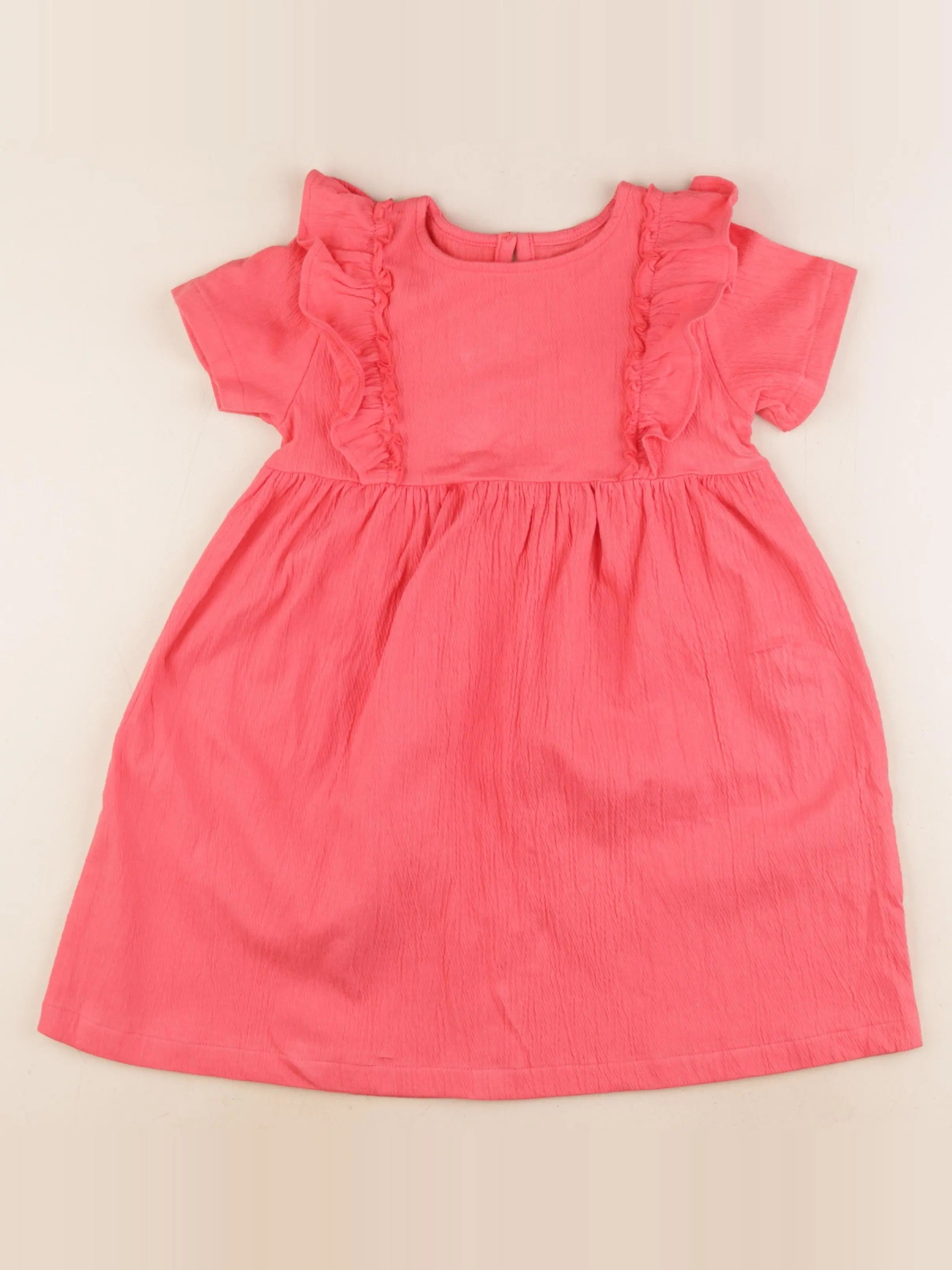 Vertbaudet - robe rouge - 5 ans