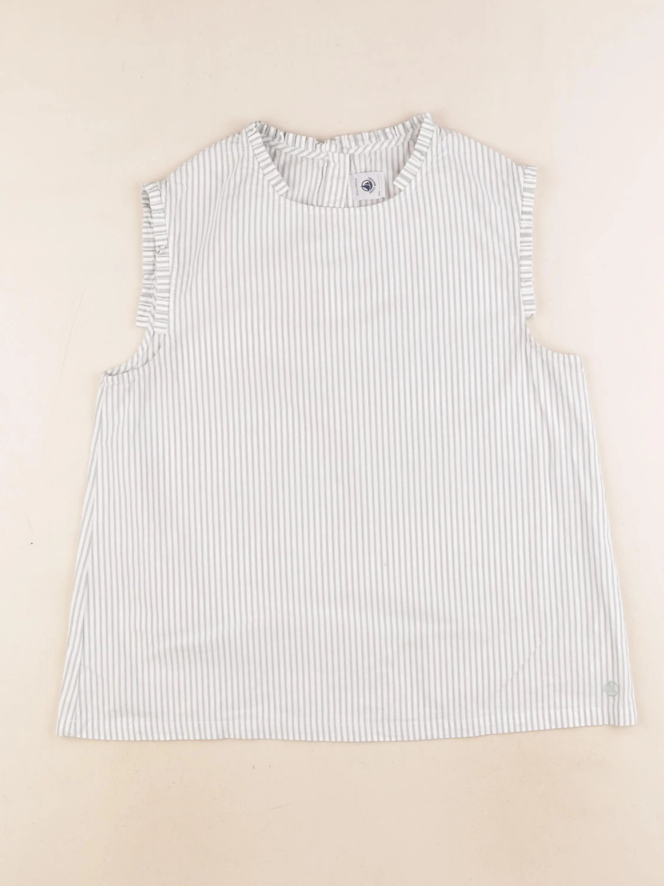 Petit Bateau - blouse vert - 12 ans