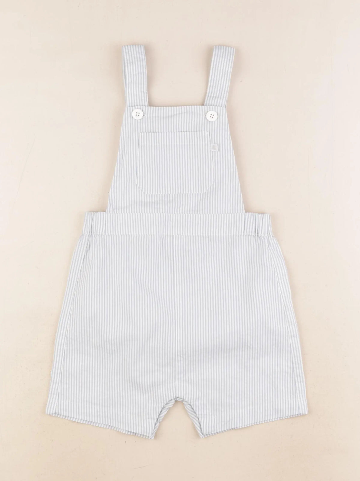 Petit Bateau - salopette blanc, bleu - 24 mois
