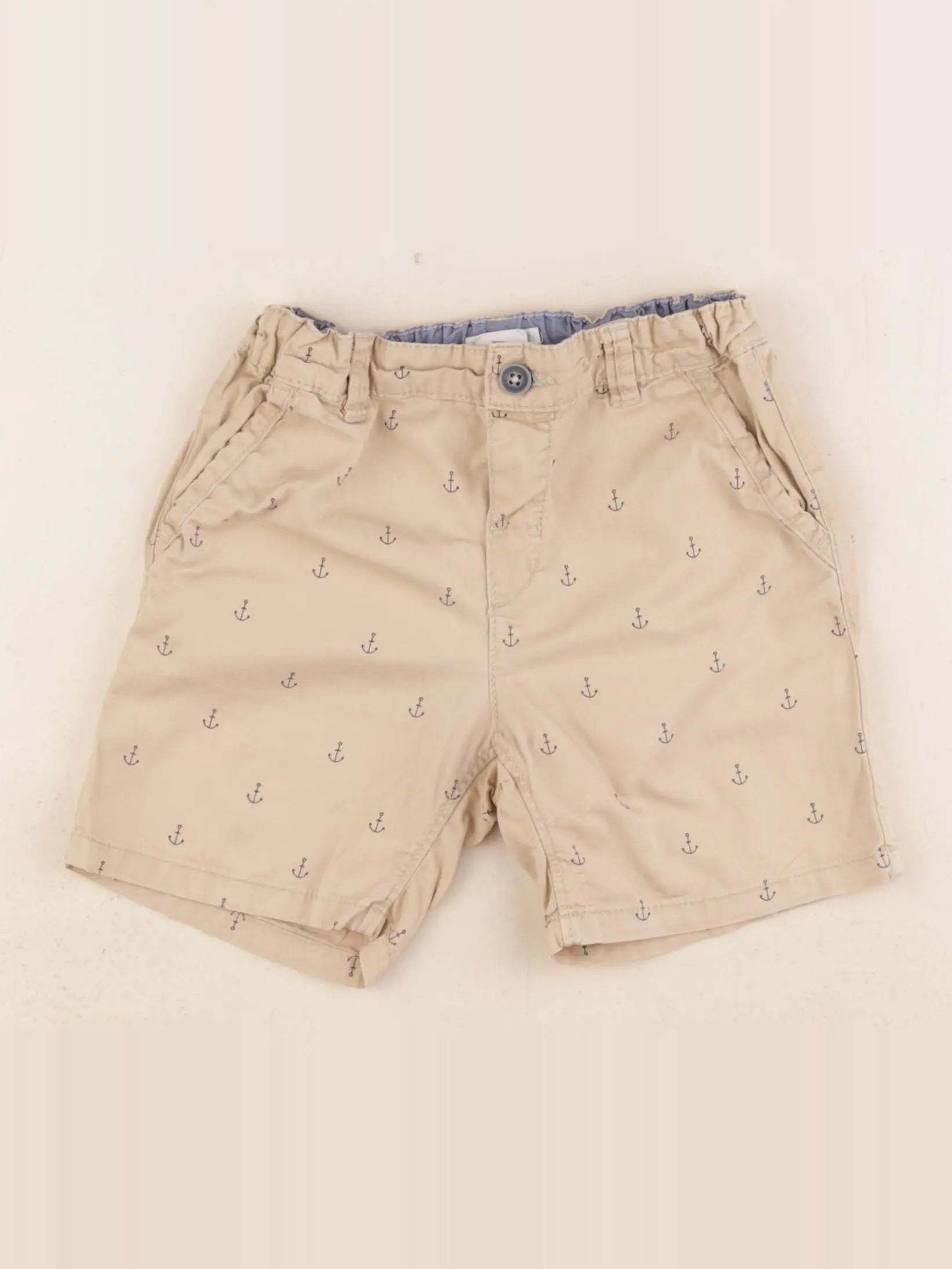 H&M - short beige - 18/24 mois