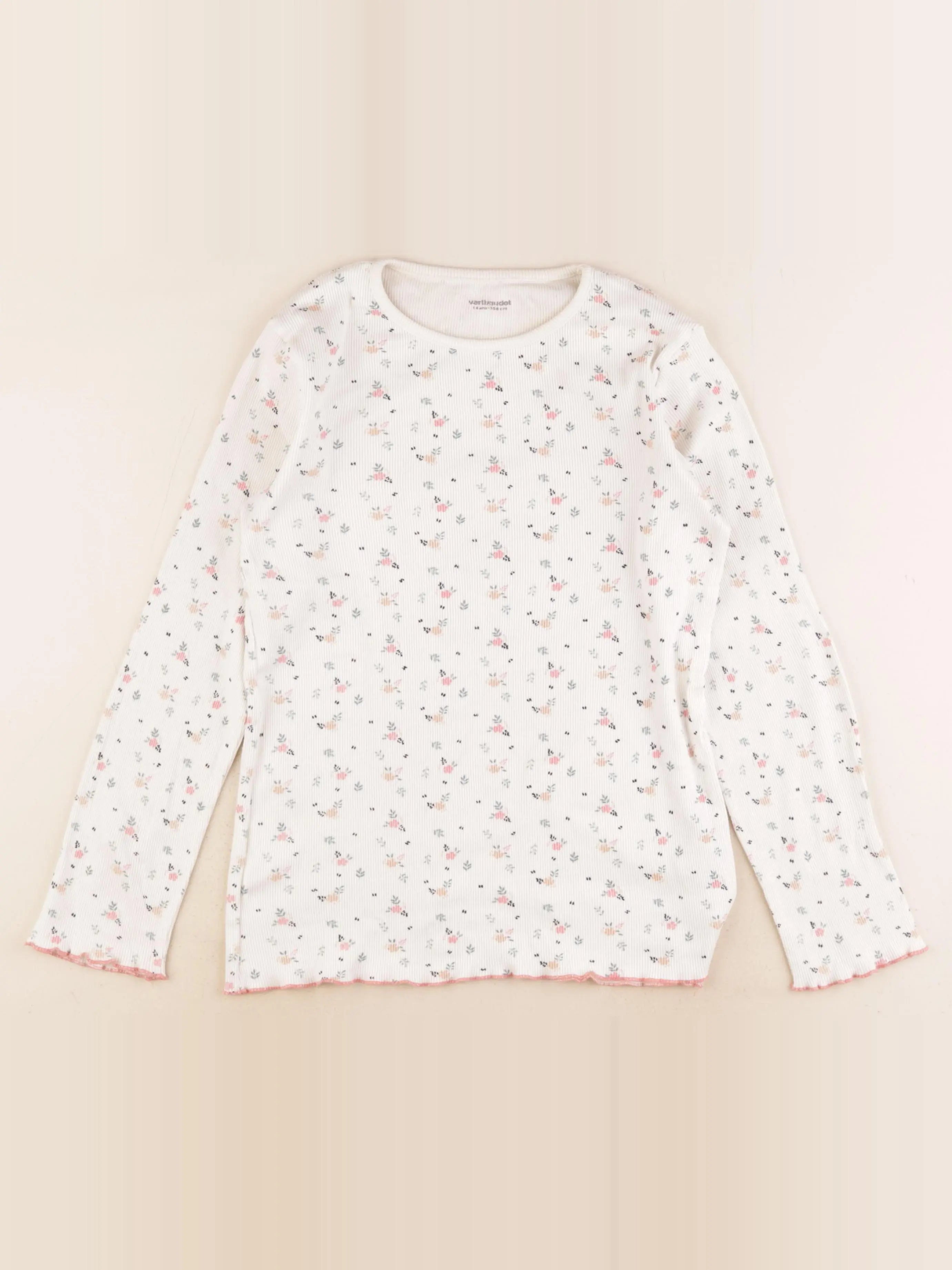 Vertbaudet - tee-shirt blanc - 14 ans