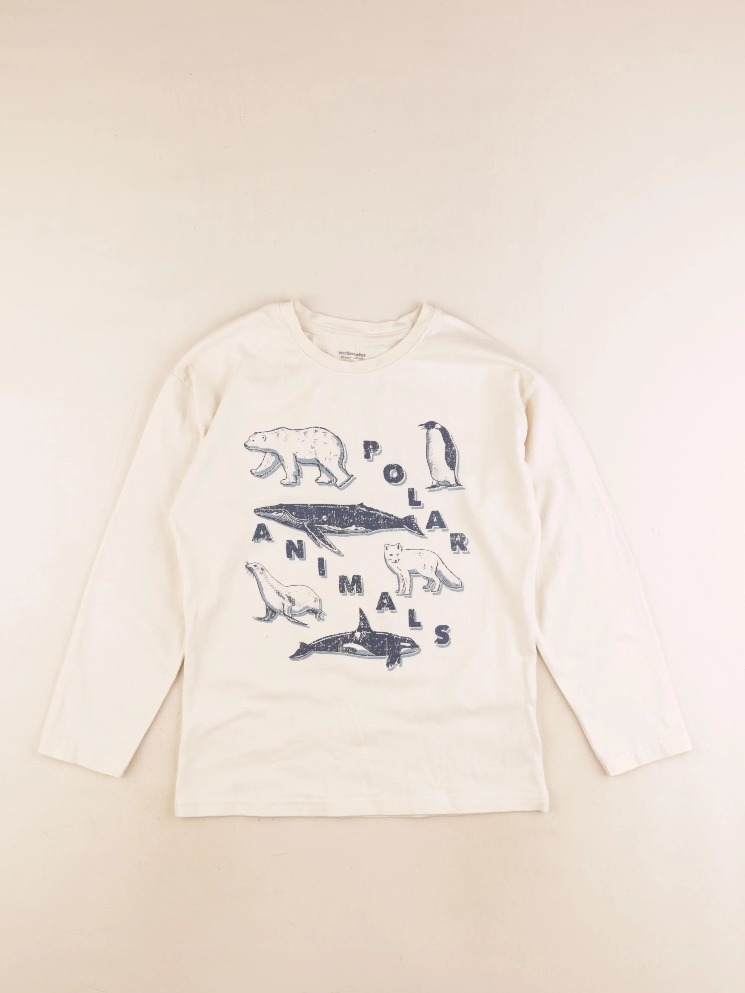 Vertbaudet - tee-shirt blanc - 10 ans