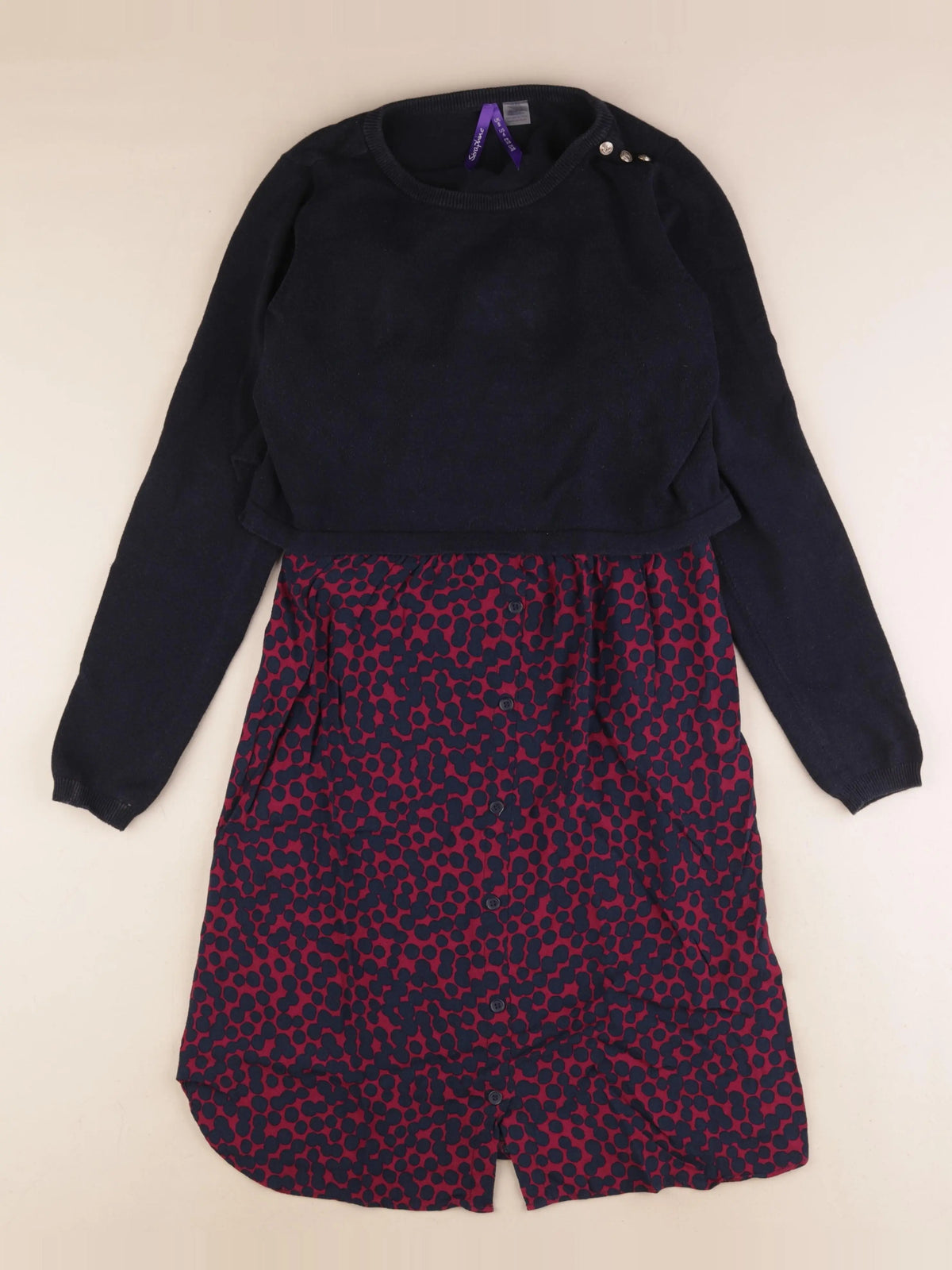 Seraphine - robe grossesse bleu - 38