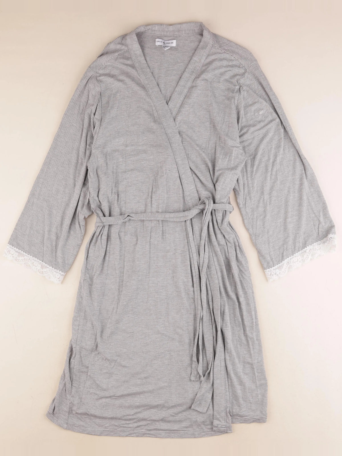 Envie de fraise - robe de chambre grossesse gris - 38 à 40