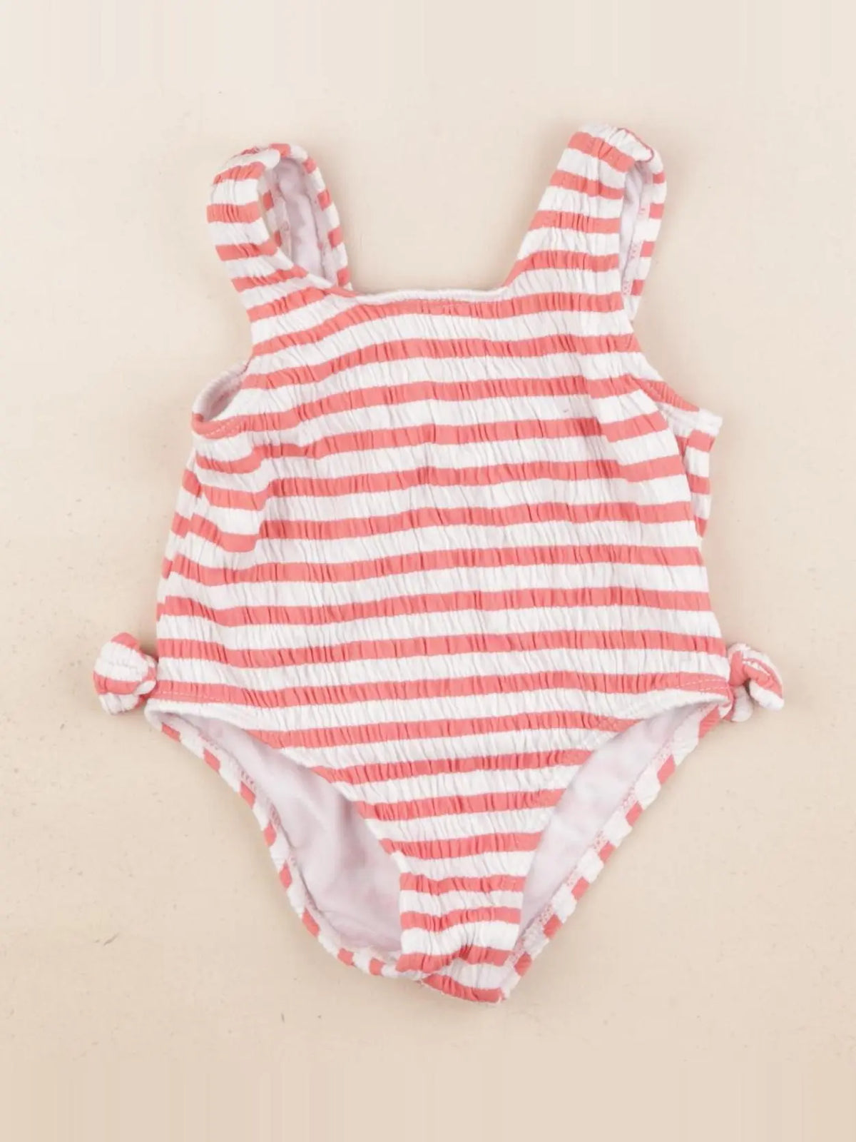 Vertbaudet - maillot de bain rose - 12 mois
