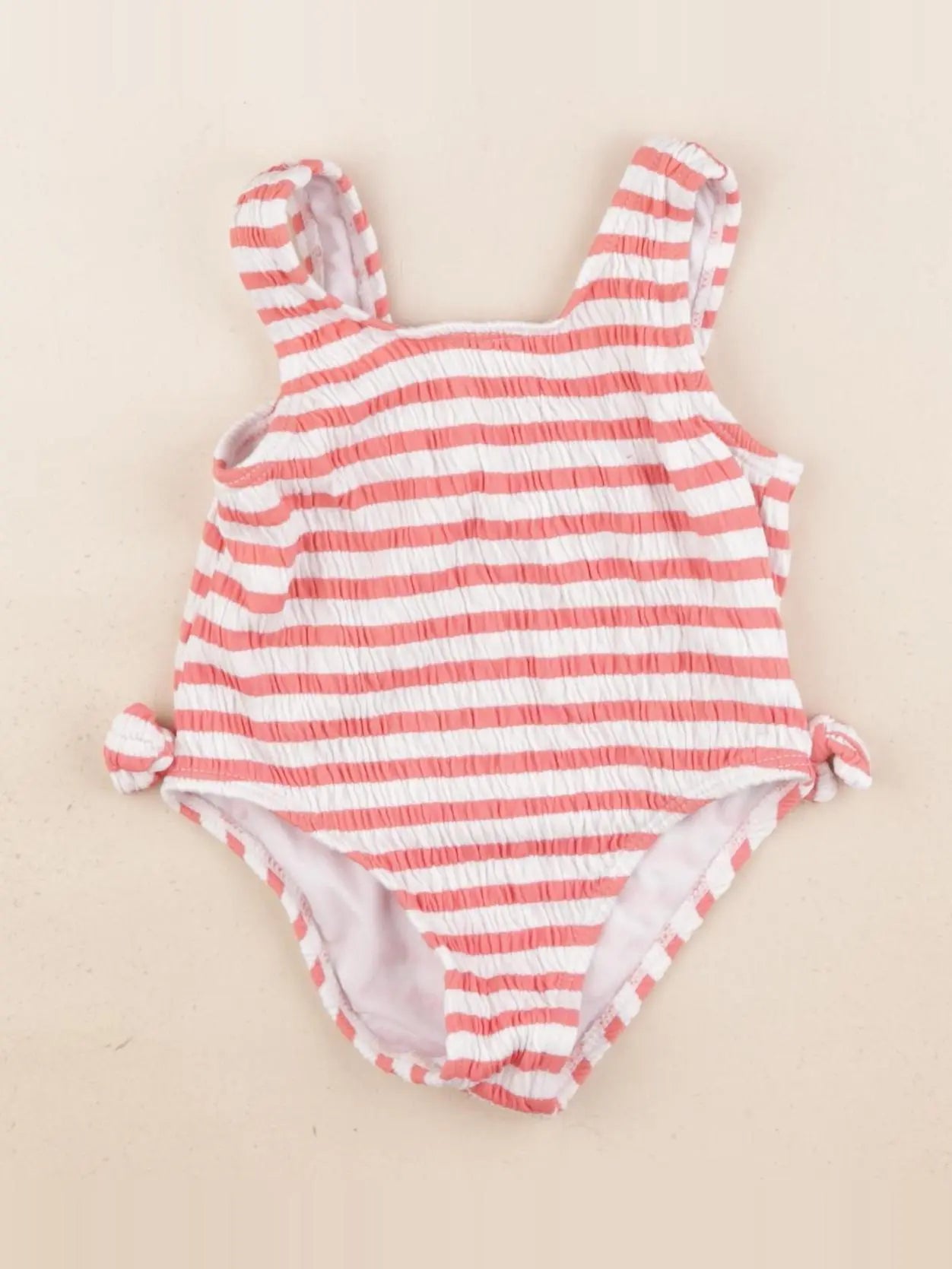 Vertbaudet - maillot de bain rose - 12 mois