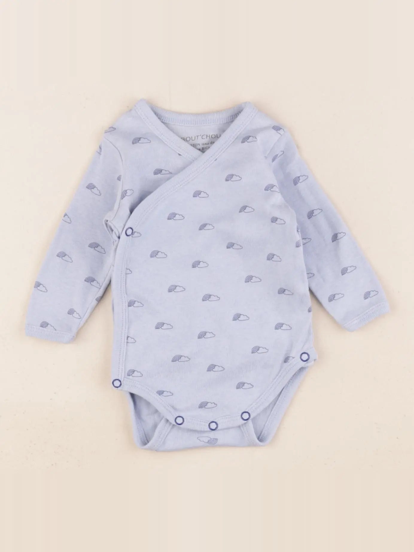 Boutchou - body bleu - 1 mois