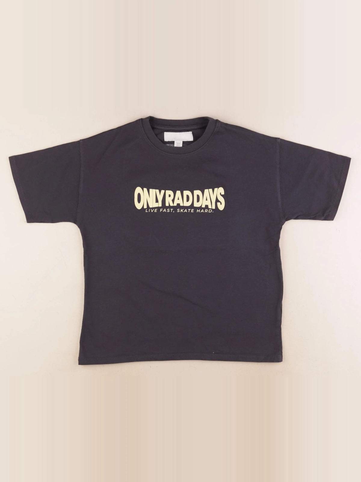 Zara - tee-shirt imprimé au dos noir - 9/10 ans
