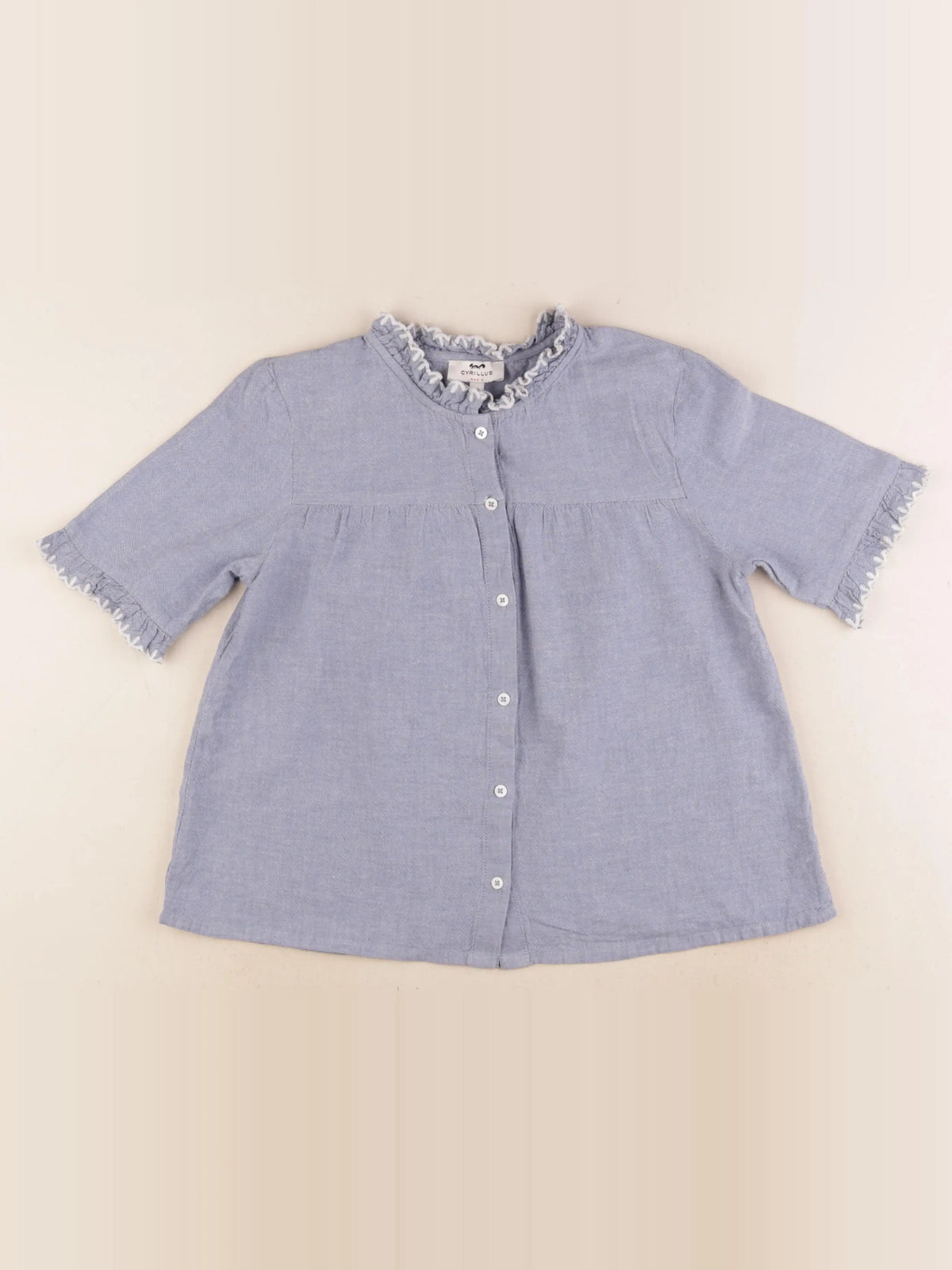 Cyrillus - blouse bleu - 10 ans