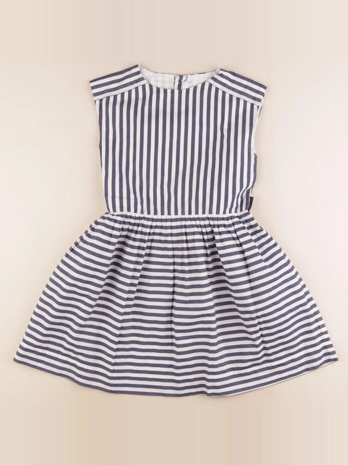 Jacadi - robe blanc, bleu - 10 ans