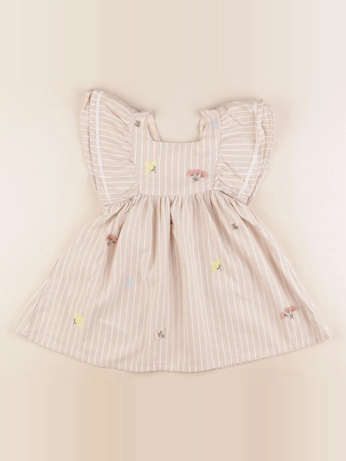 Next - robe beige - 2/3 ans