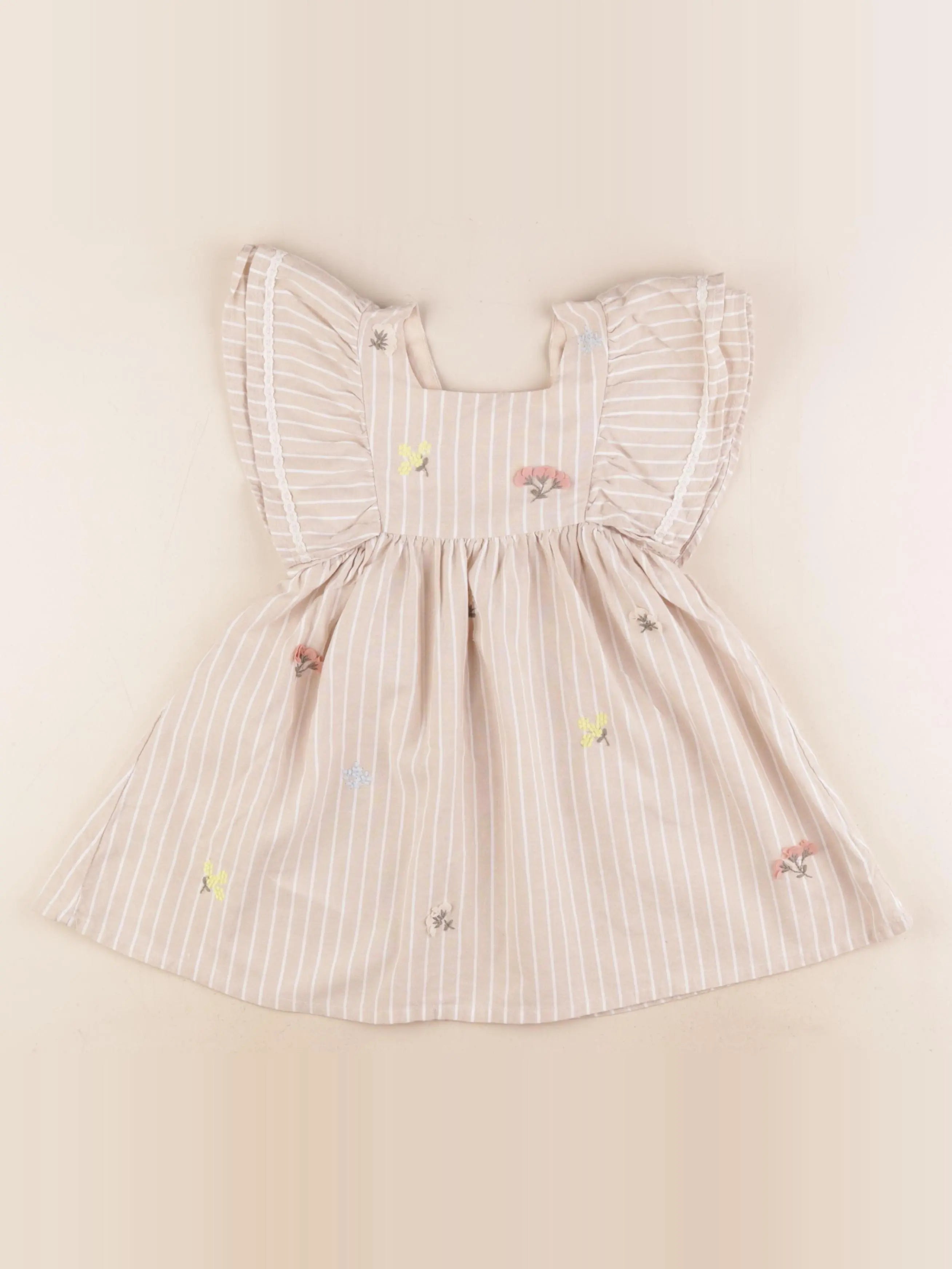 Next - robe beige - 2/3 ans